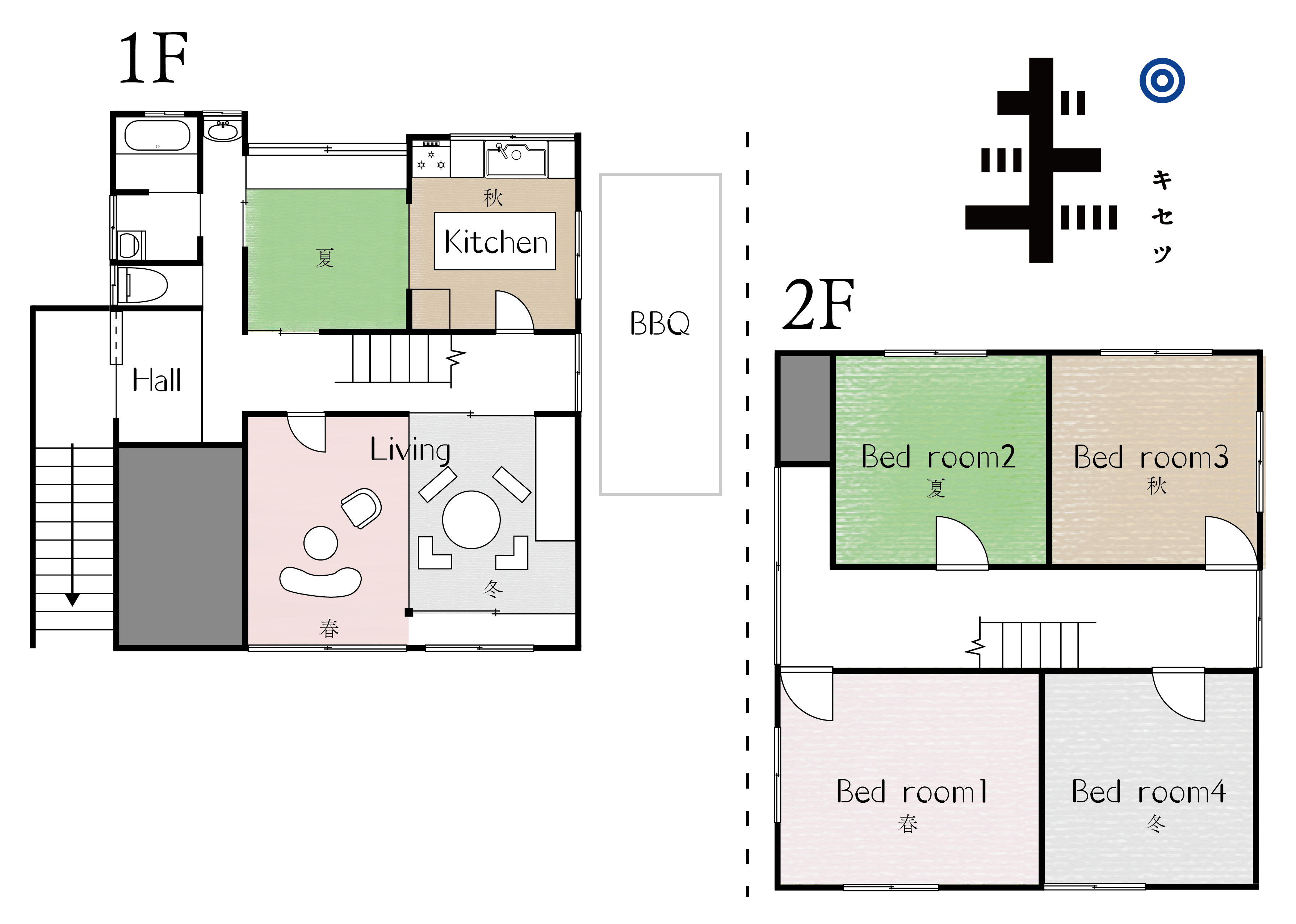 キセツ　間取り図