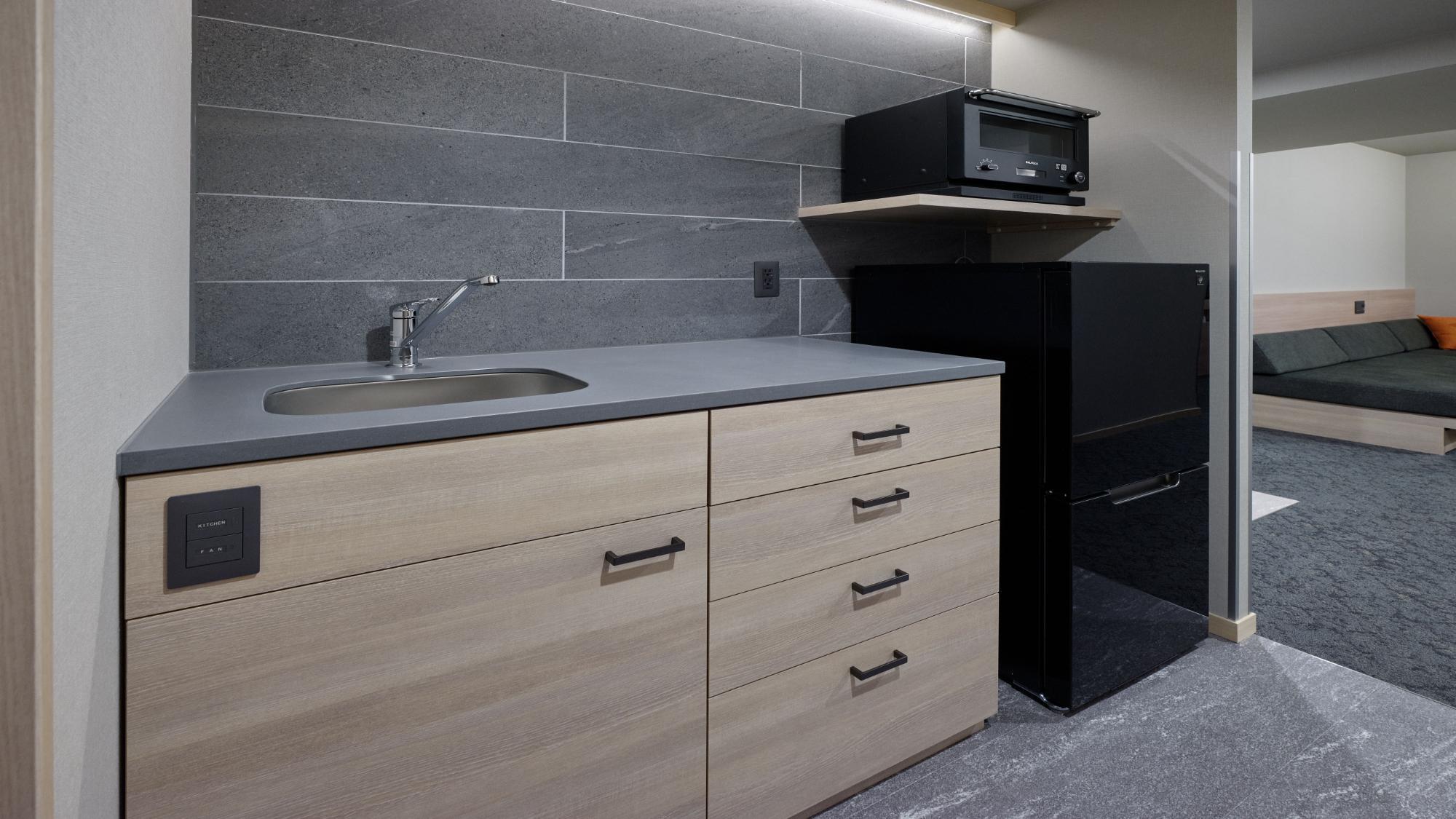 客室キッチン一例