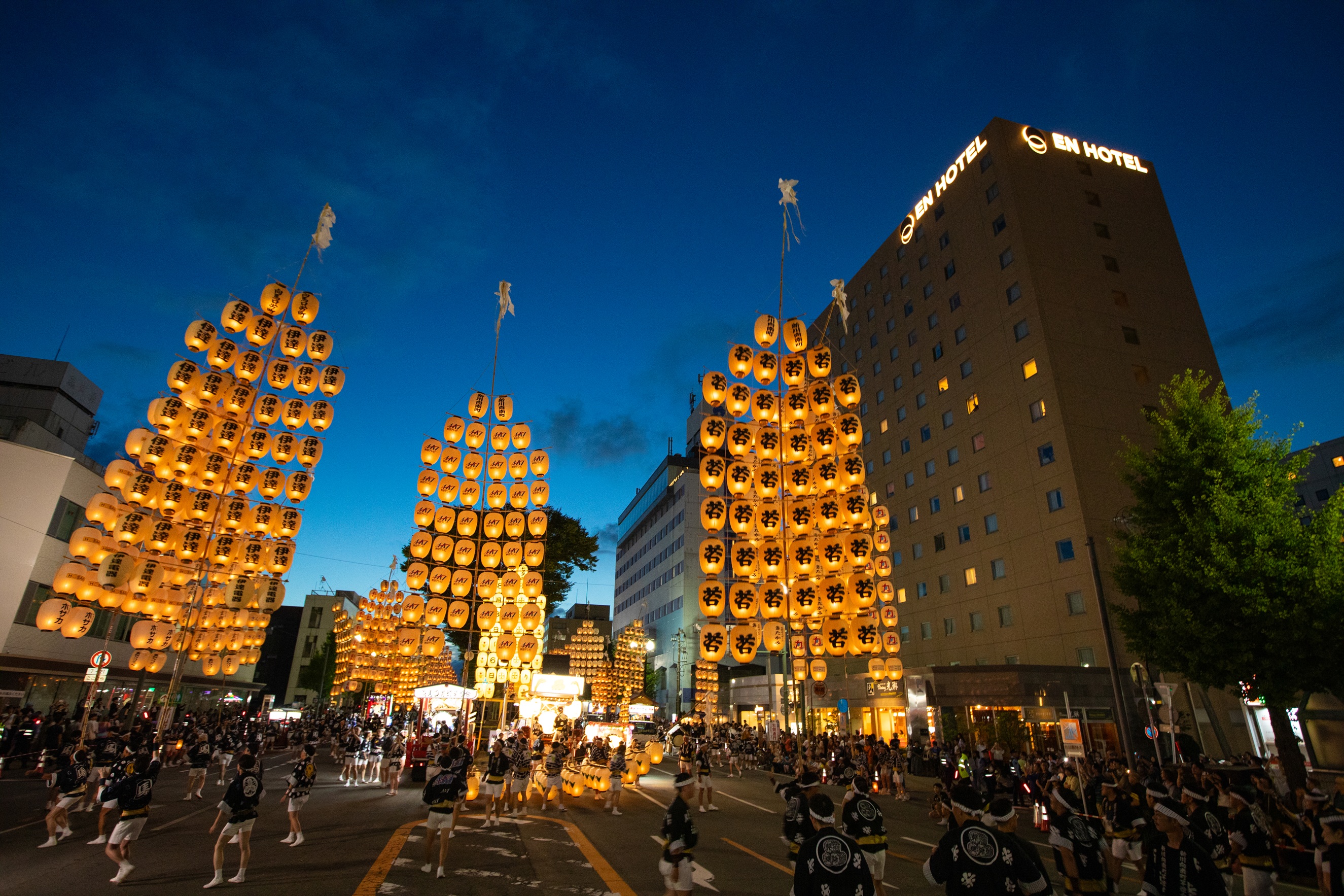 竿灯祭りのアリーナホテル