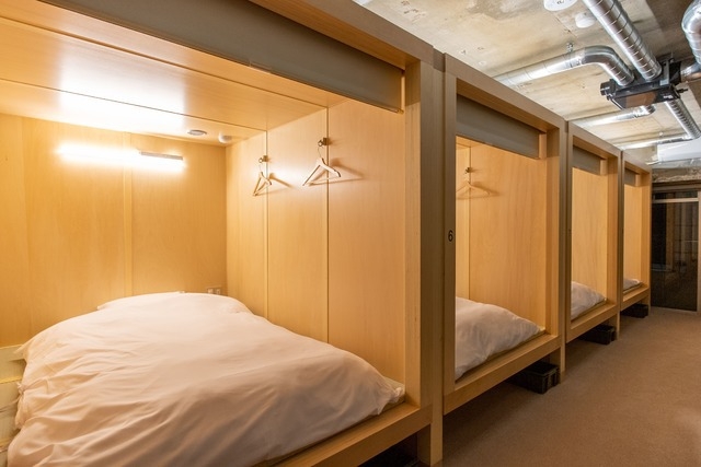 【ドミトリー】素泊まり　16時〜翌朝10時迄　お風呂上がりにそのまま泊まれる！銭湯サウナ付