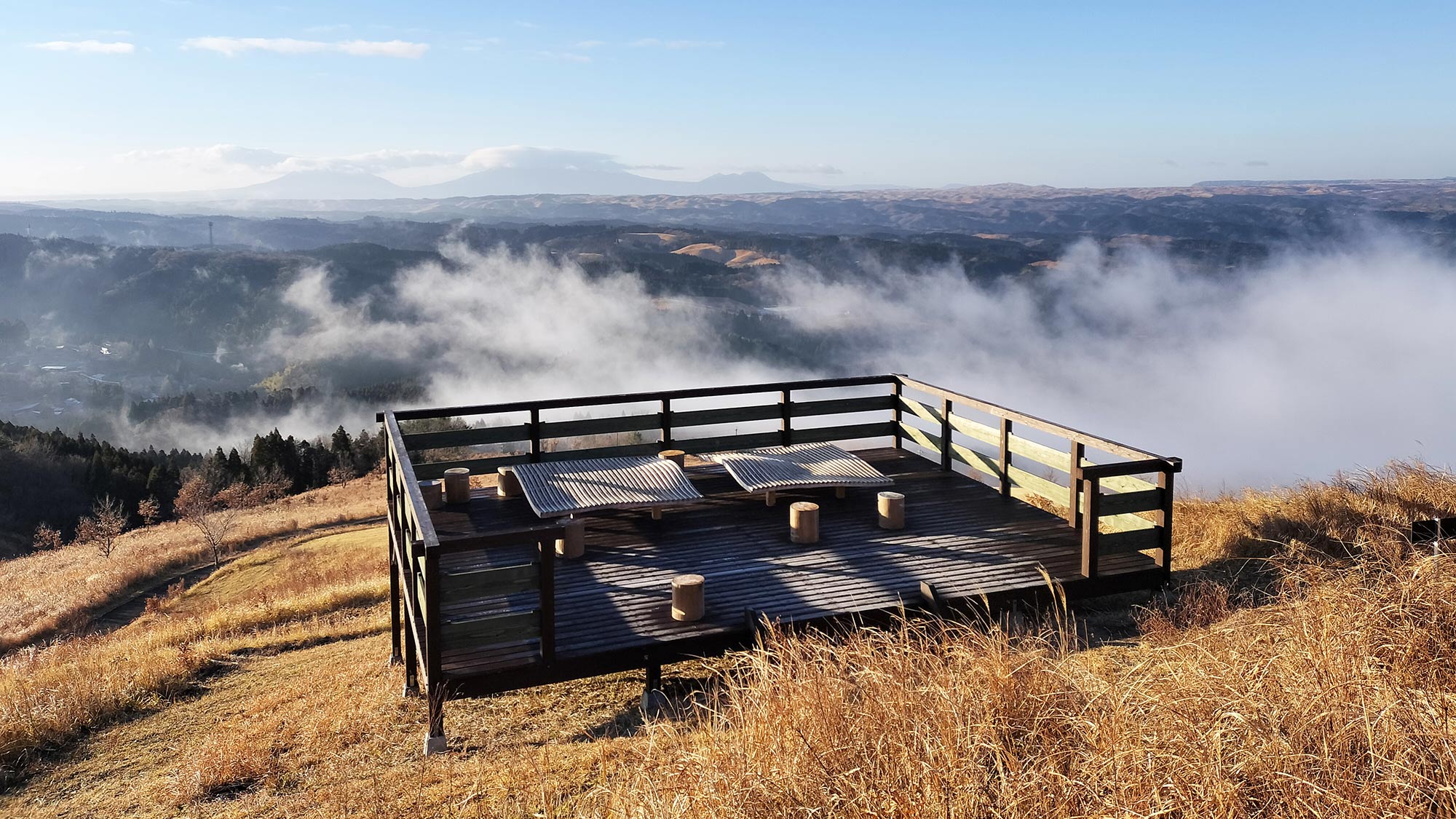・【朝食サービス】期間限定／阿蘇山が見れるパノラマで無料朝食のサービス！※要問合せ