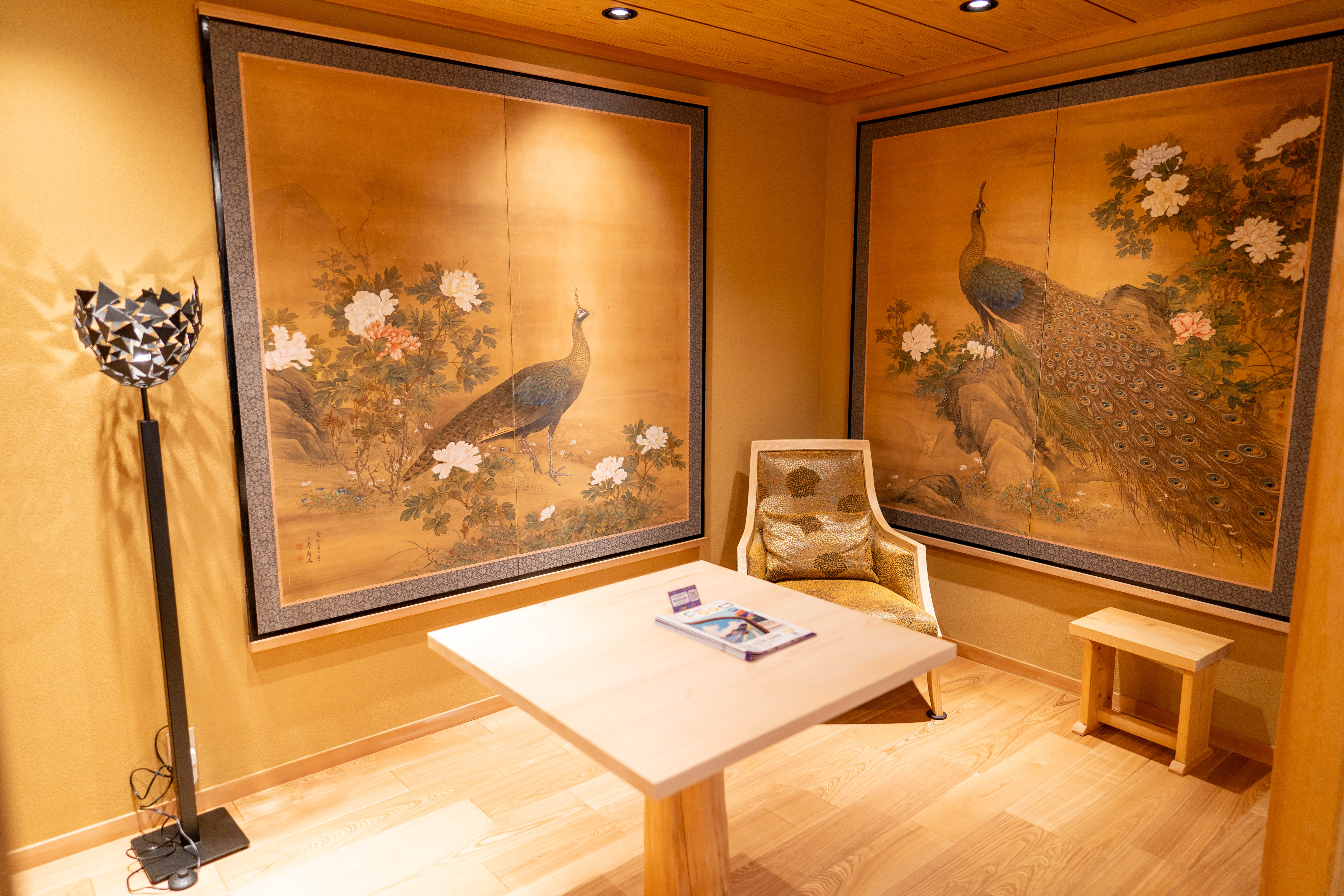 【リビング】二曲屏風