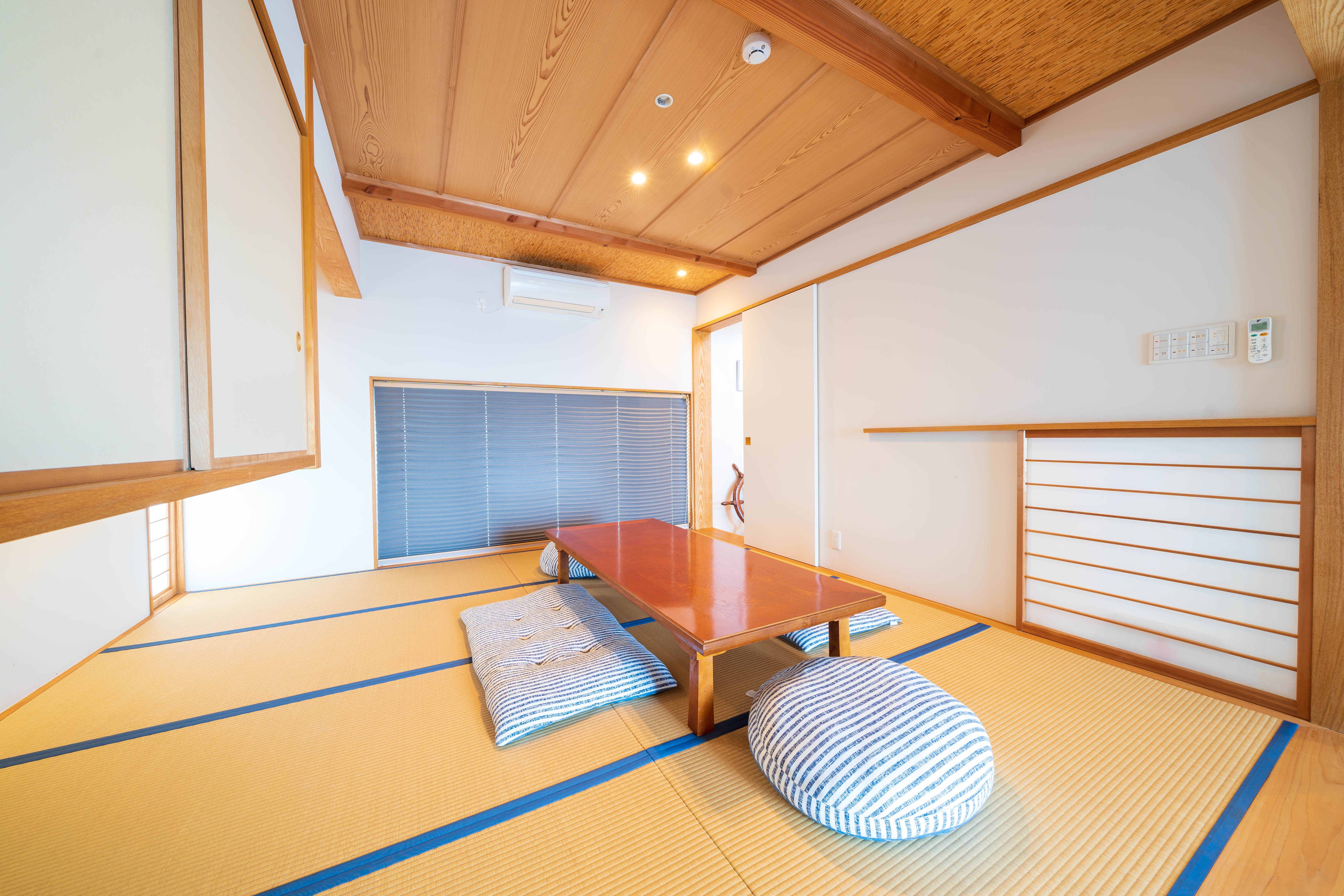 【寝室②　和室】5名様以上でご利用の際は、お布団をご準備いたします