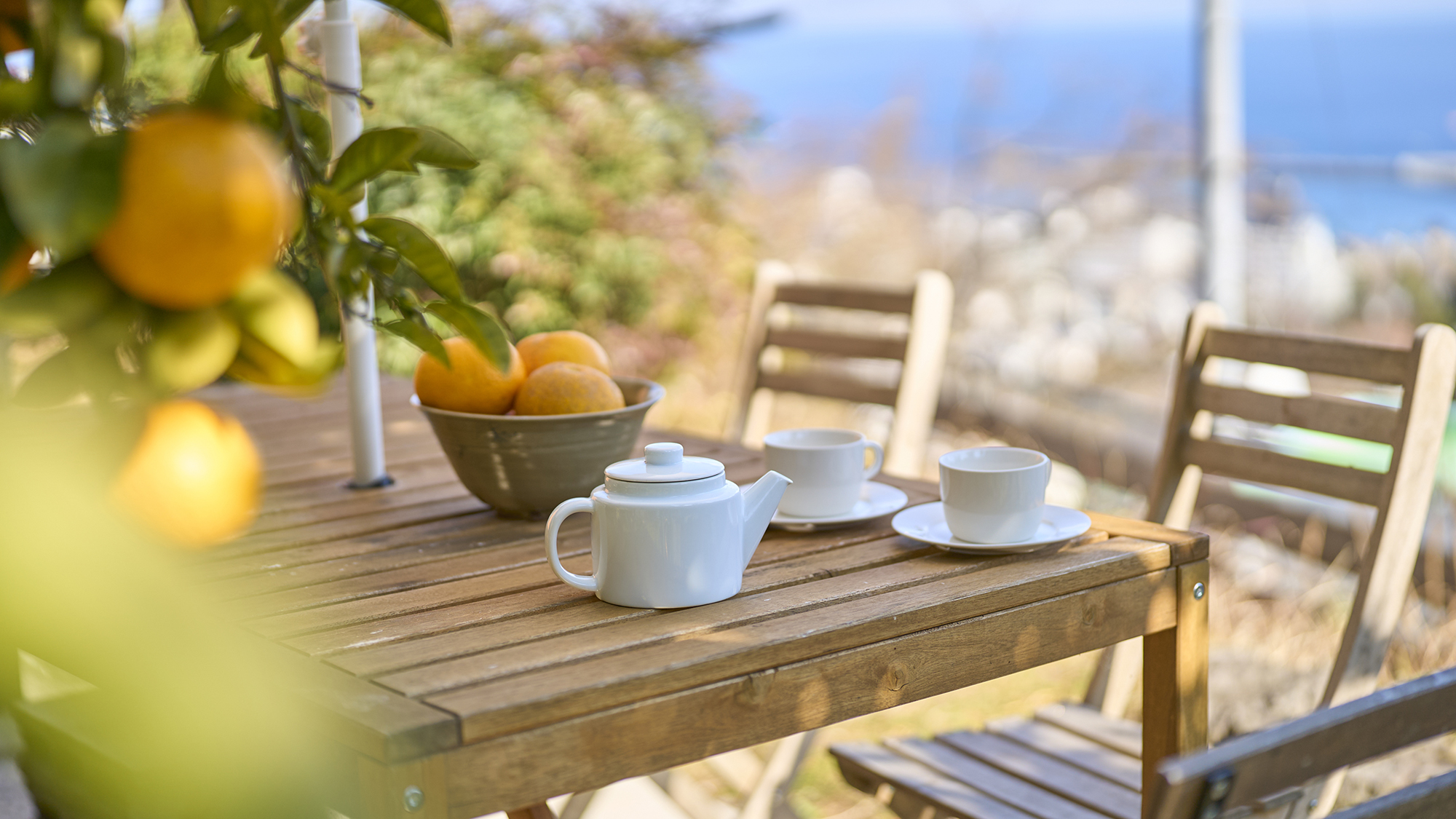 【庭】ゆったり開放的な空間です。