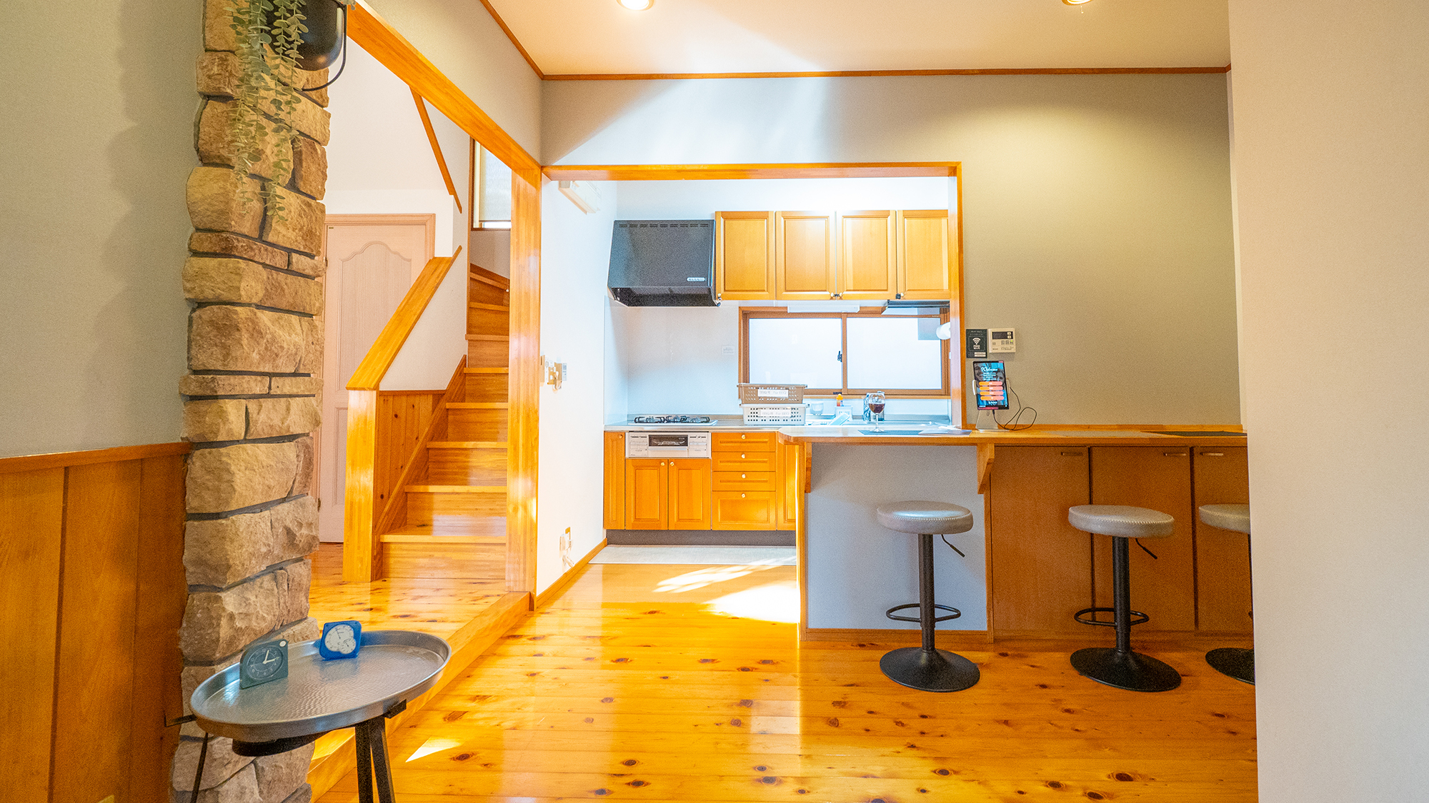 【キッチン】使い勝手の良いキッチンカウンターも。