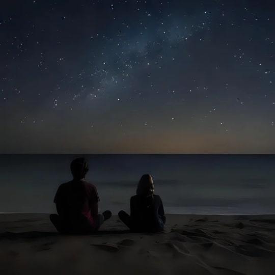 【天体観測】海辺の絶景、水平線でつながる星空観察。時間を忘れるリトリートプラン。望遠鏡レンタル可能！