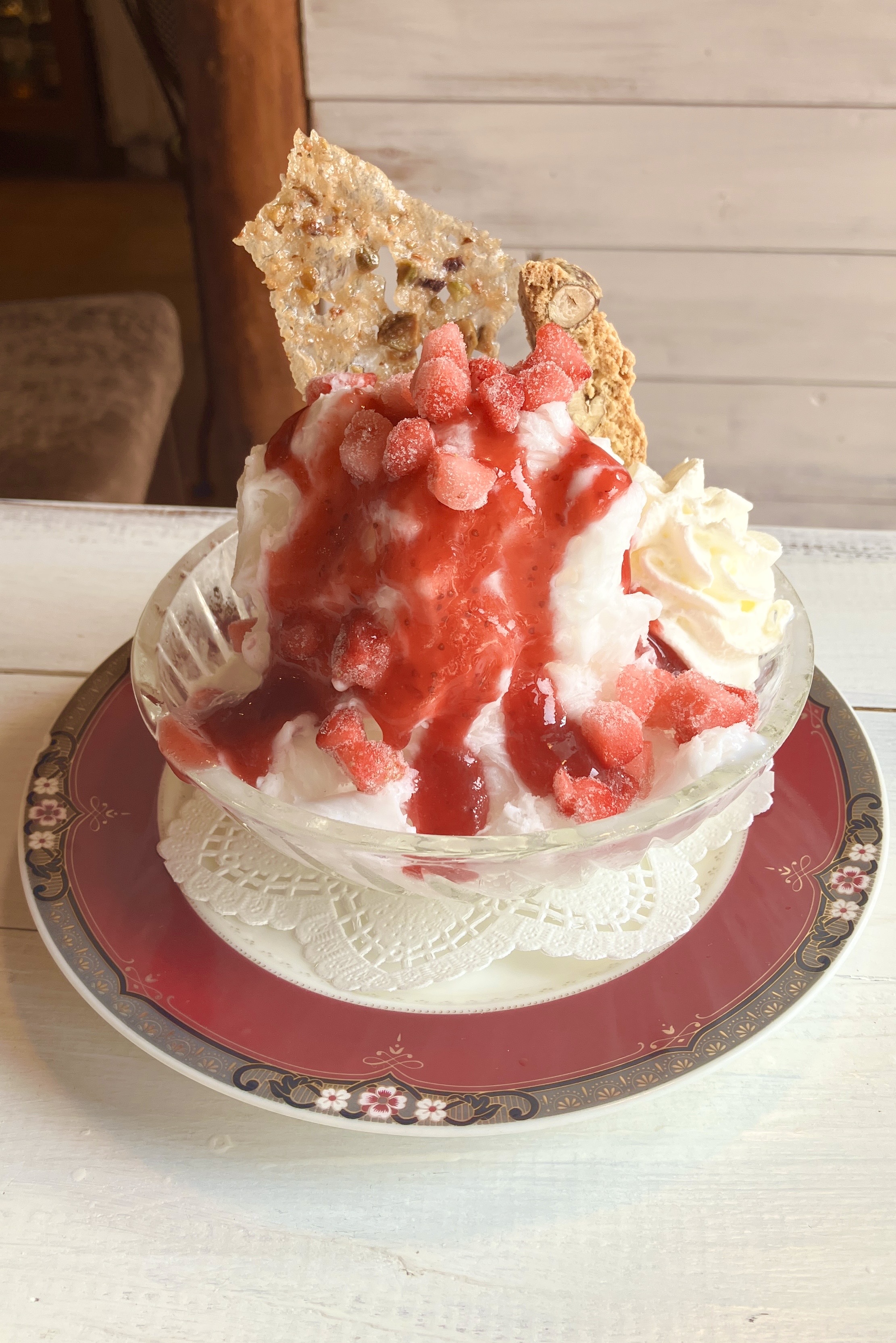 焼菓子屋さんの「生かき氷」