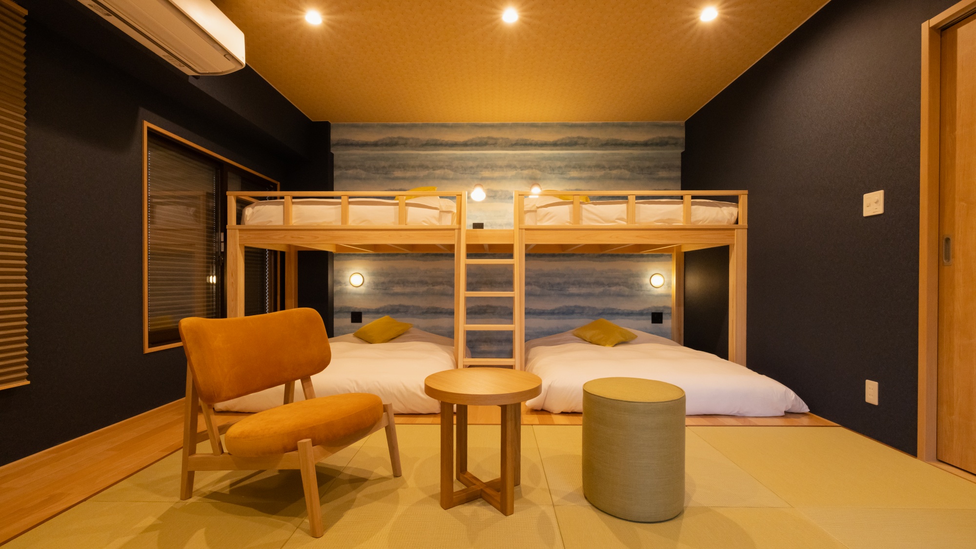 【バンクベッドルーム】4Kプロジェクターで楽しい旅をさらに充実したものに。