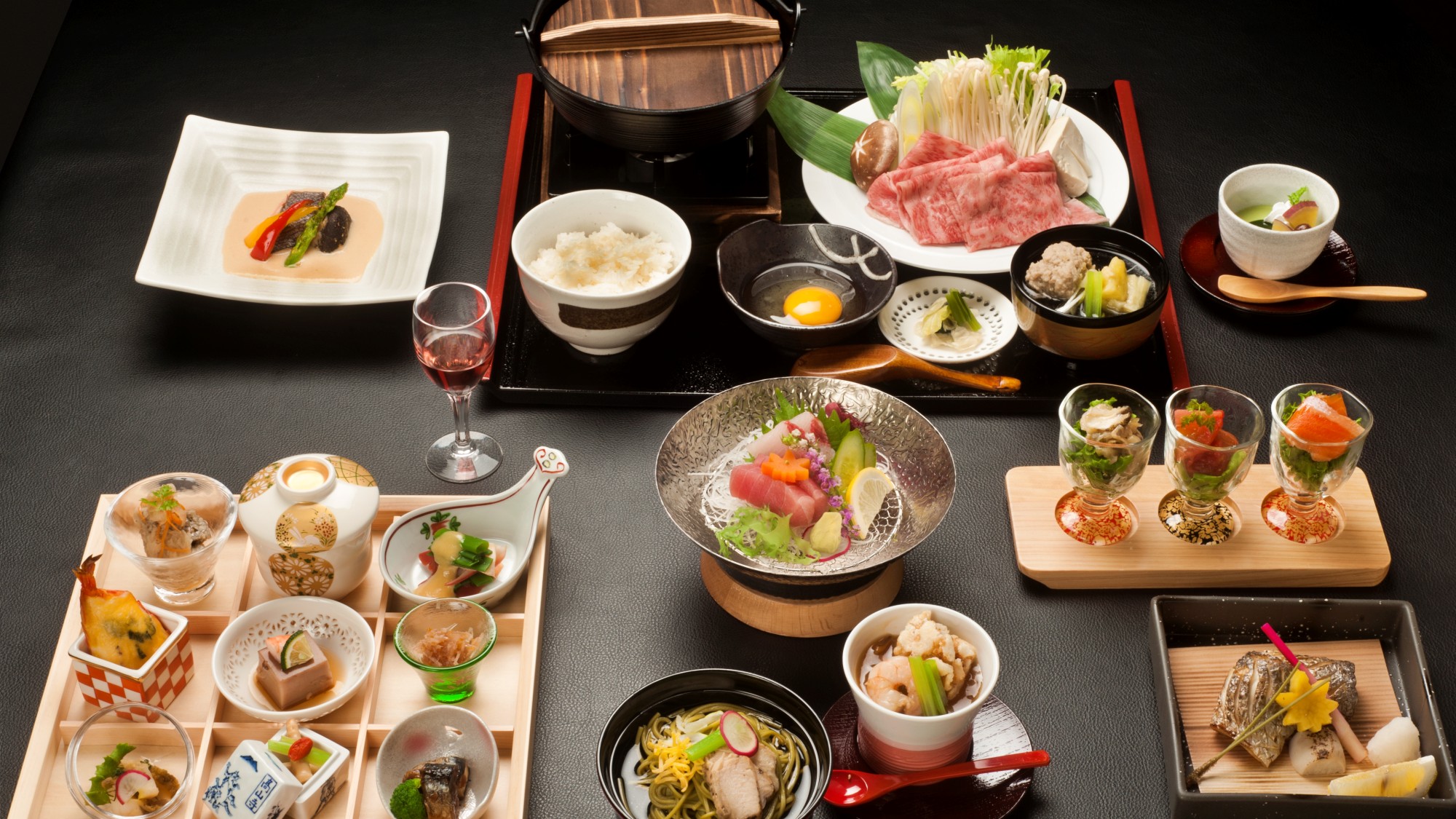 【ご夕食】「前沢牛すきしゃぶ」秋冬限定！ブランド牛・前沢牛を旨味溢れるすきしゃぶにて。※イメージ