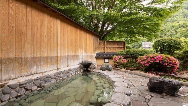 《素泊まりプラン》お得に温泉を楽しみたい方必見！自然に囲まれた露天風呂で心身リラックス