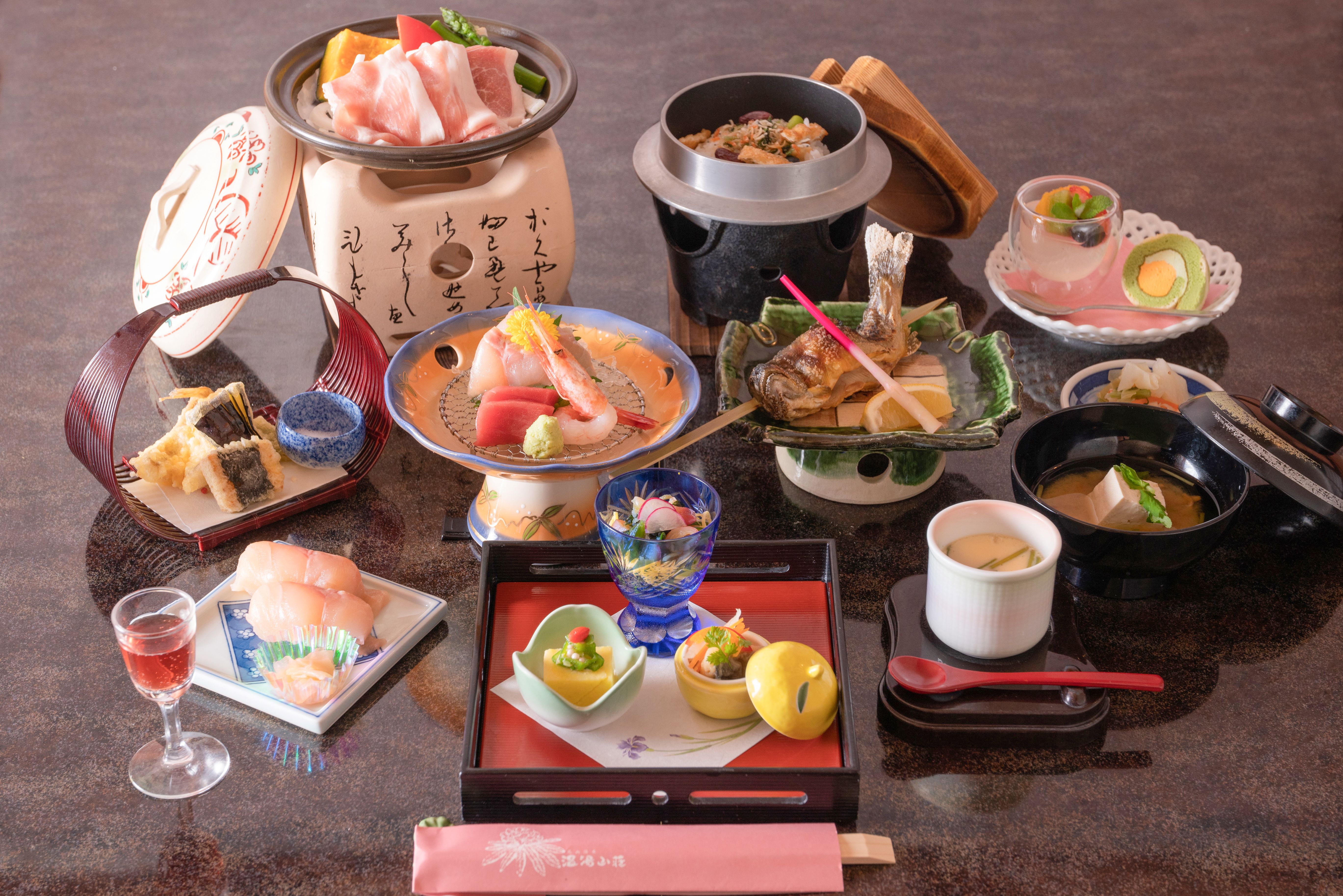 地元産食材を取り入れた和食膳です