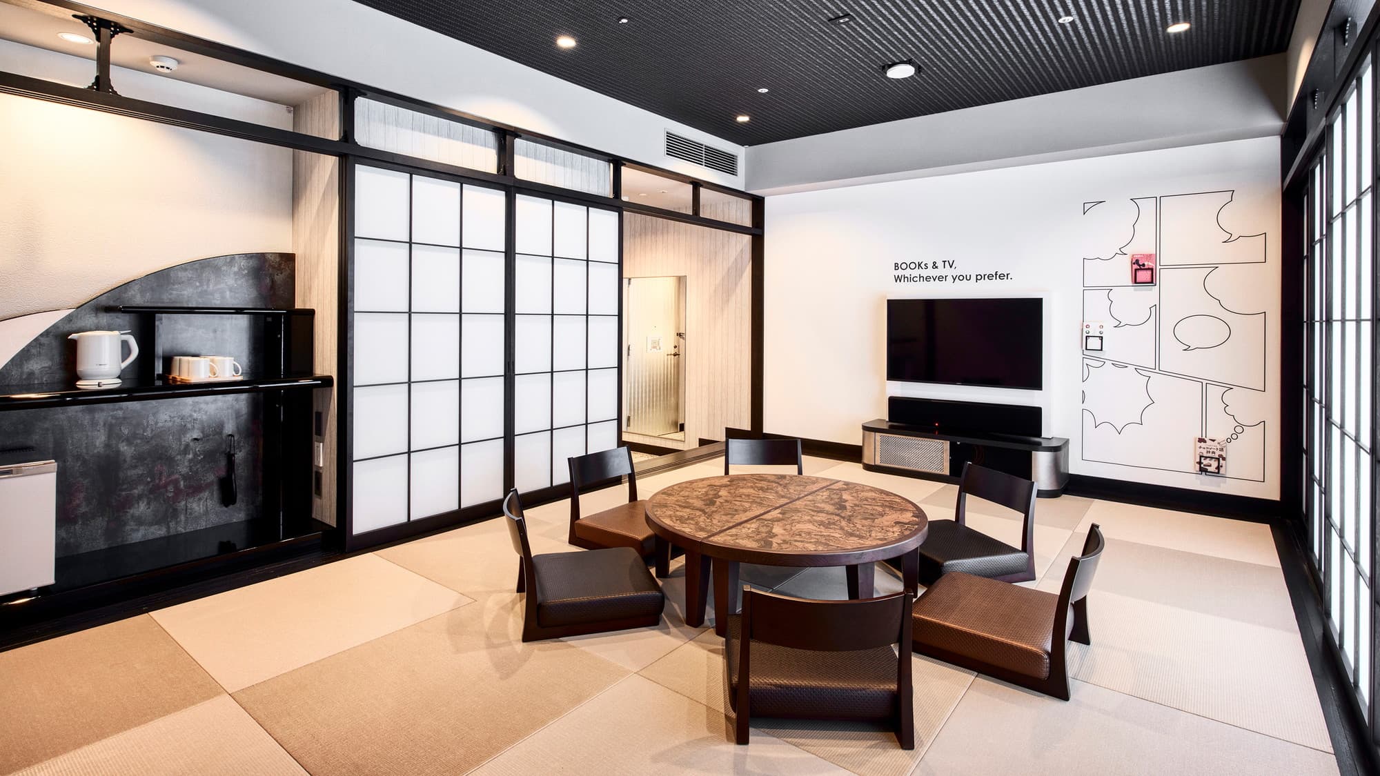 オルトジャパニーズ｜足を伸ばしておくつろぎいただける畳のお部屋です。