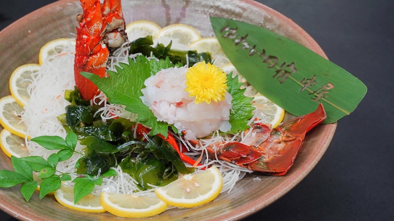 【2食付/開業記念】伊勢海老付◇おおいた和牛・豊後豚のしゃぶしゃぶ＆厳選の四季彩8品♪《個室食事処》