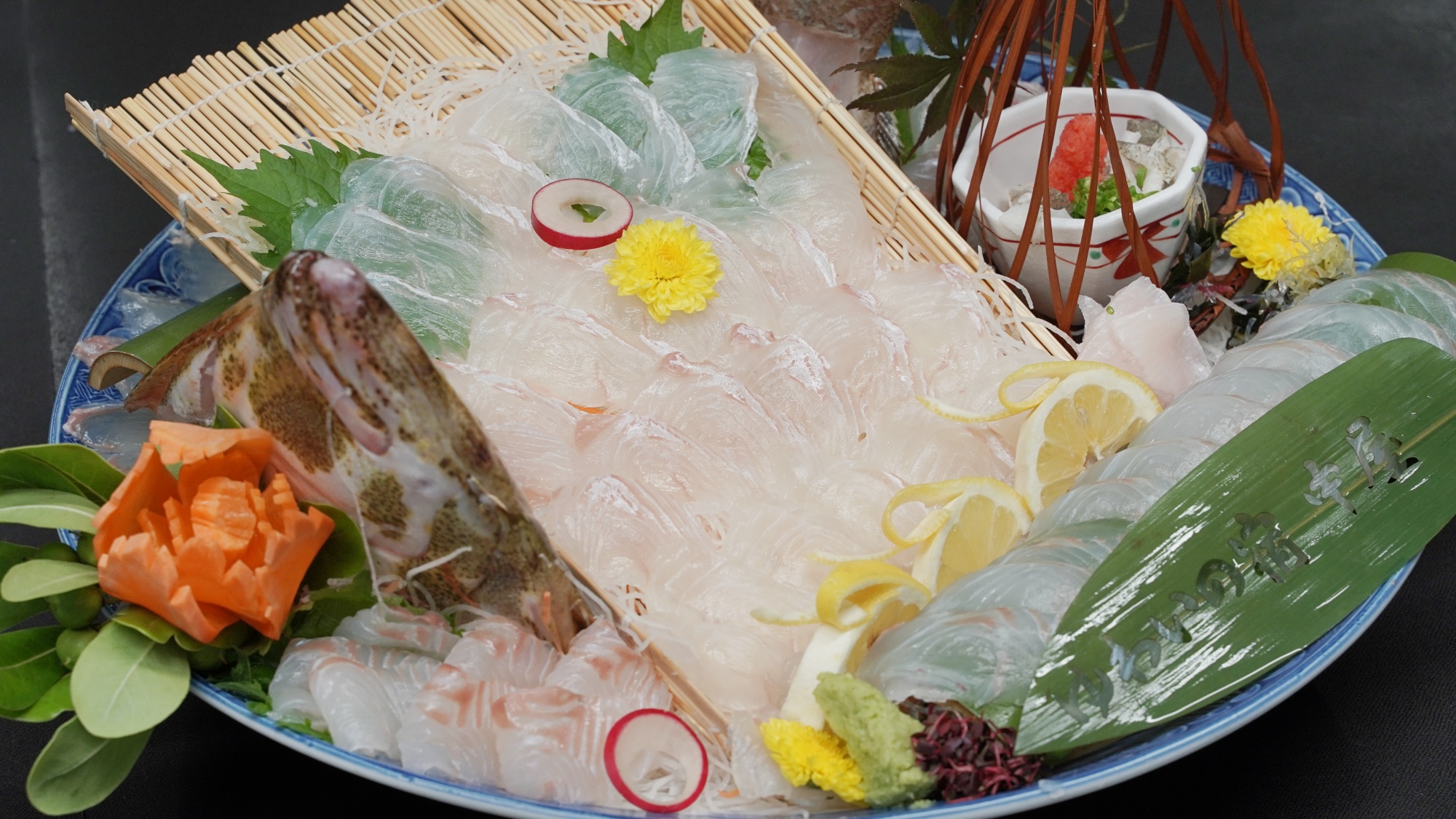 《一品》平目の薄造り