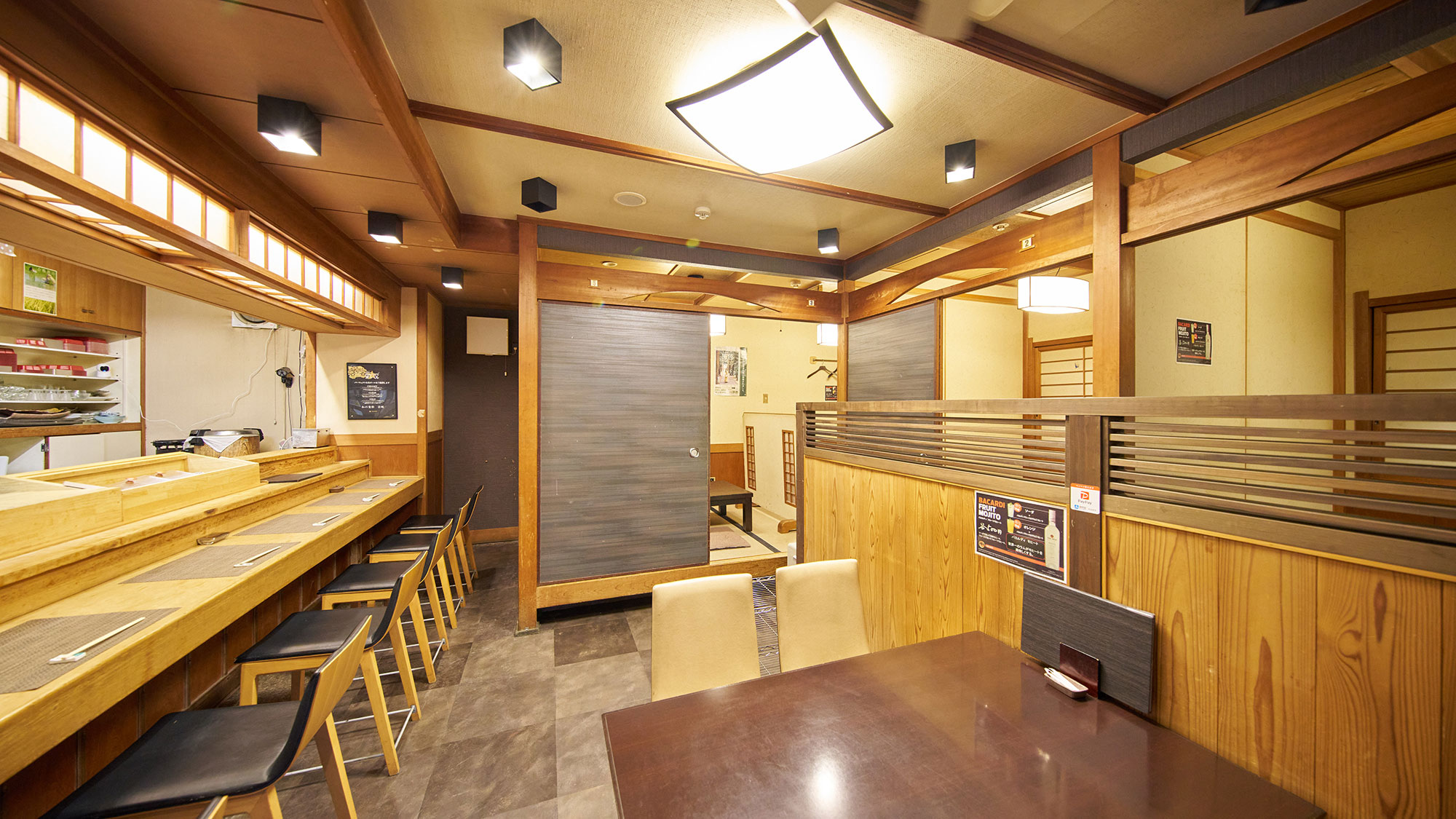 ・【飲食店】直営店「和の食彩古城」は17時から21時半まで営業しております