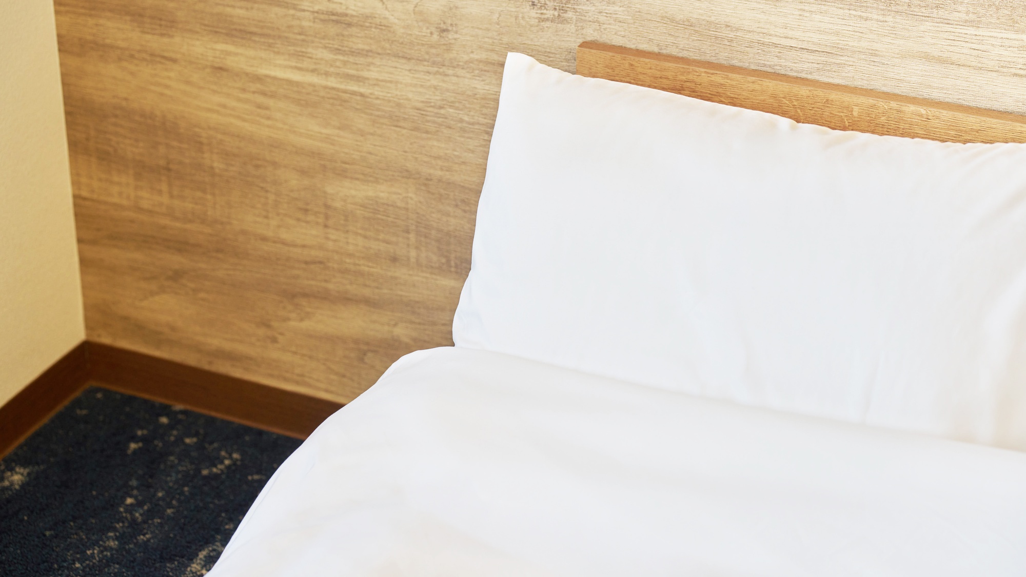 ・【203：ベッド】ロータイプのベッドを設置。ゆっくり眠りたい方にピッタリのお部屋です