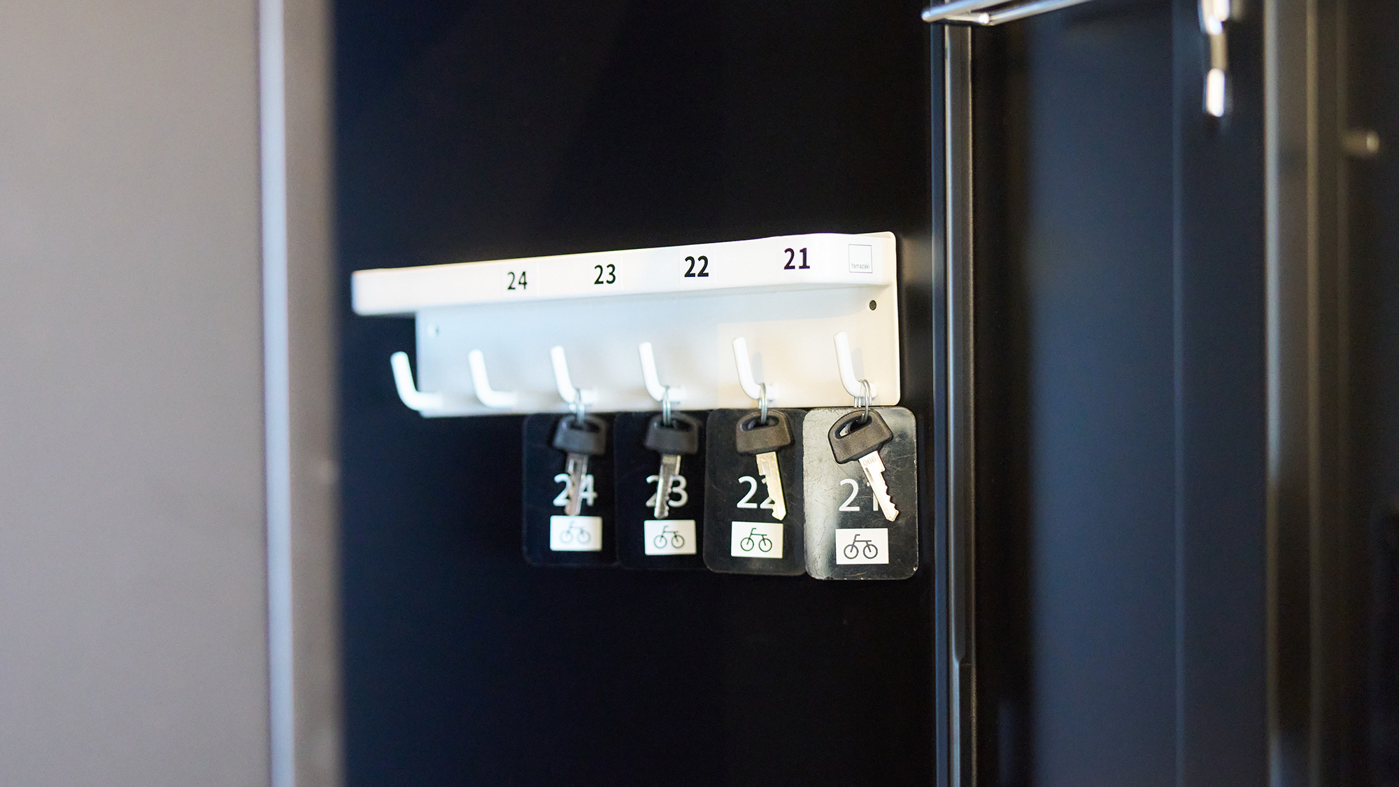 ・【レンタル自転車鍵】レンタル自転車をご利用される際は、こちらの鍵をお取りください