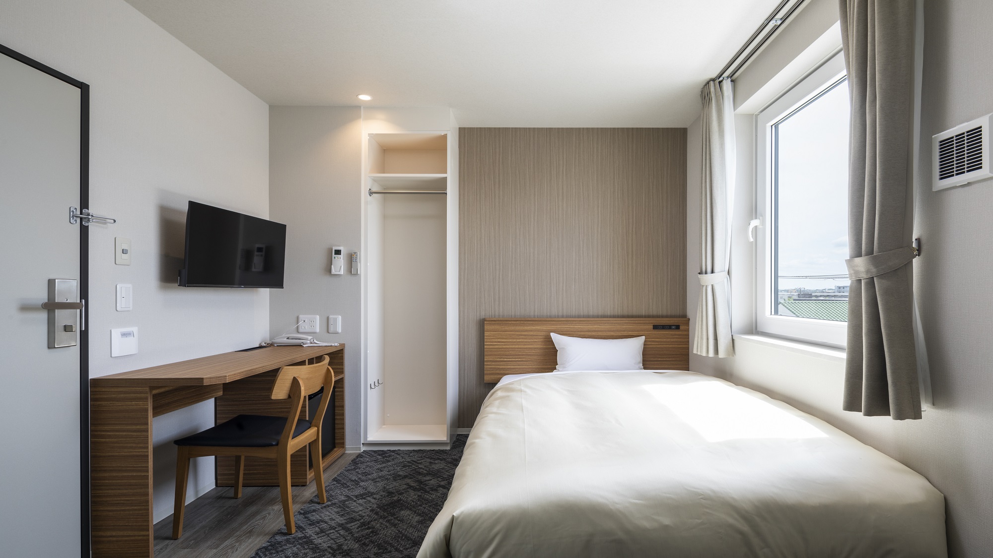 ハンディキャップルーム【禁煙】（15平米／120センチ幅ベッド）