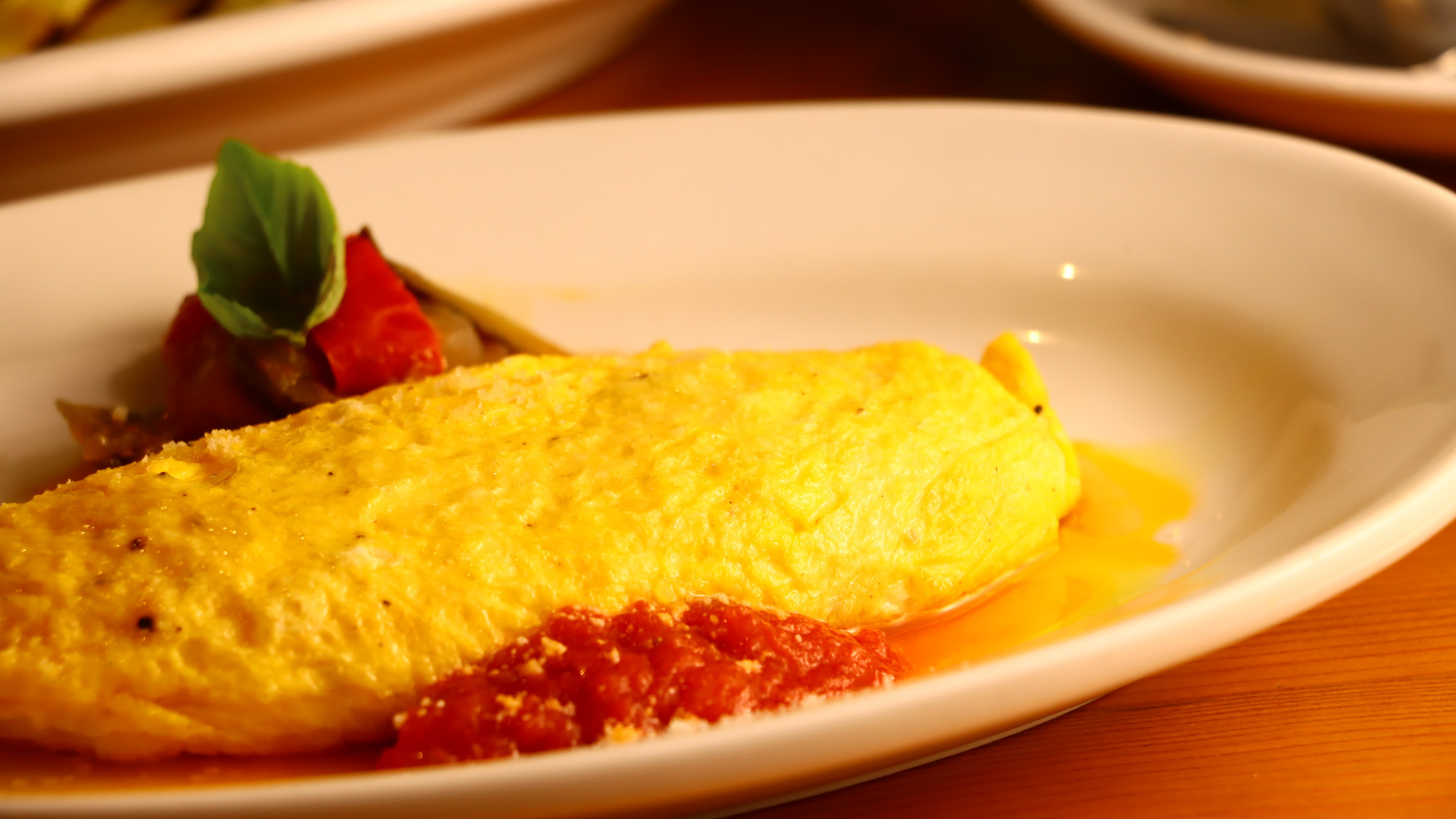 【朝食】オムレツ