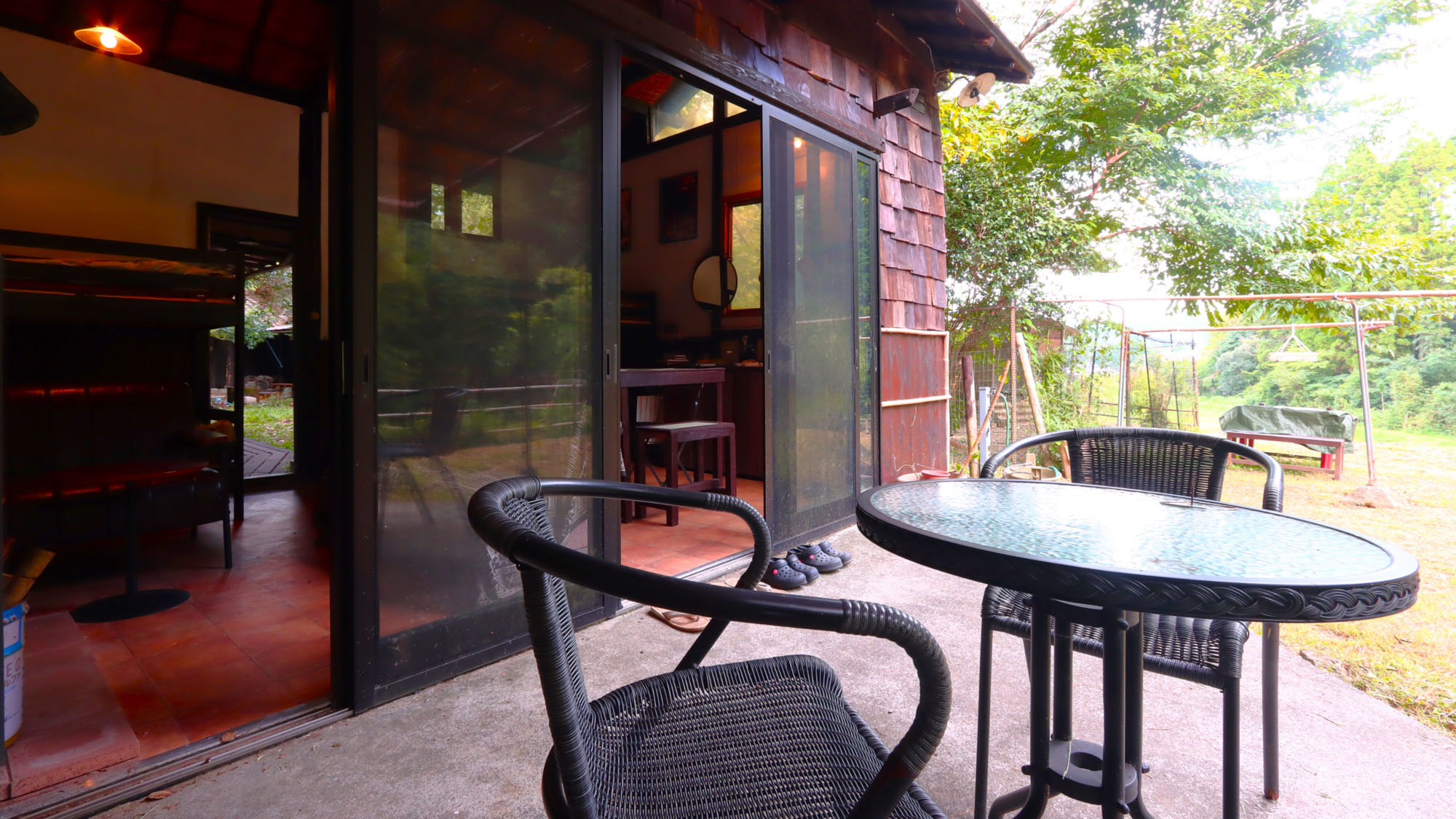 【せせらぎコテージ】テラス