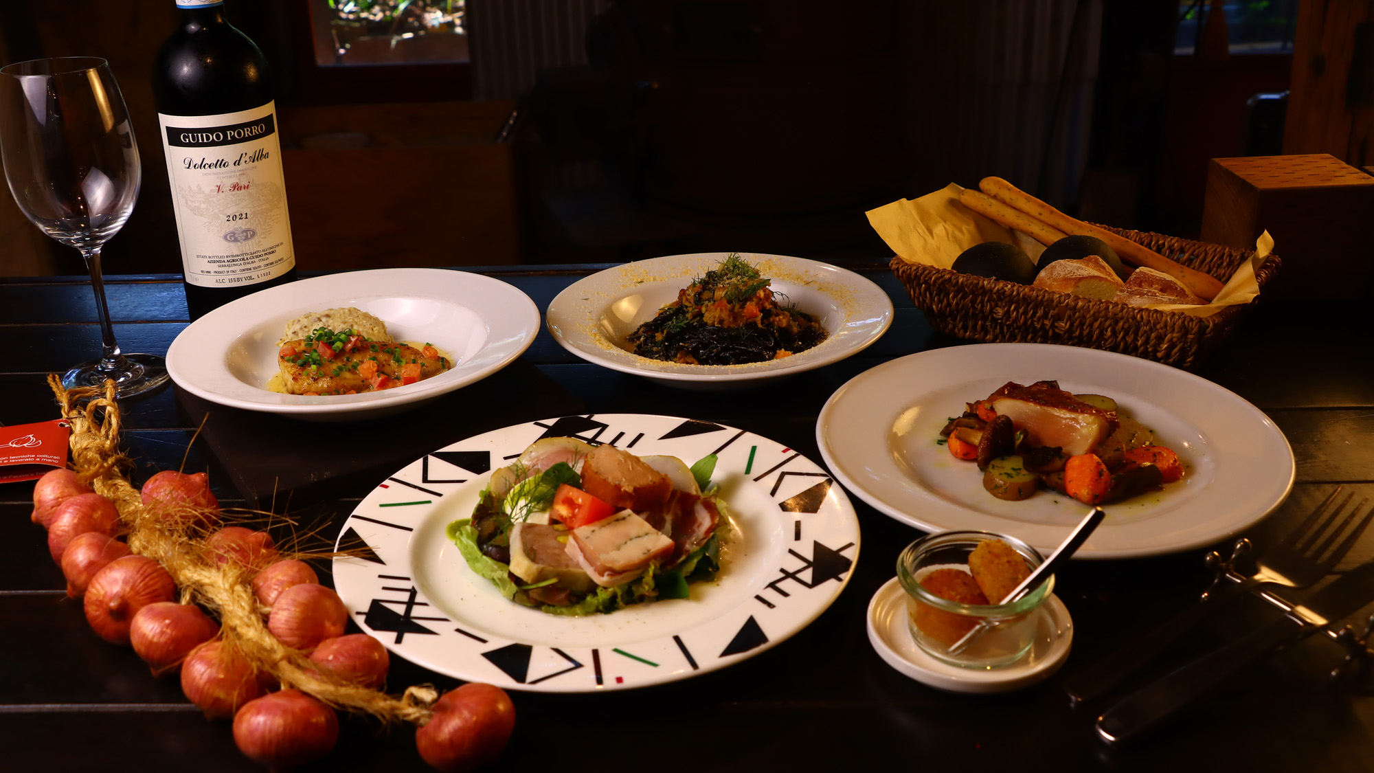 【フルコース一例・料理】