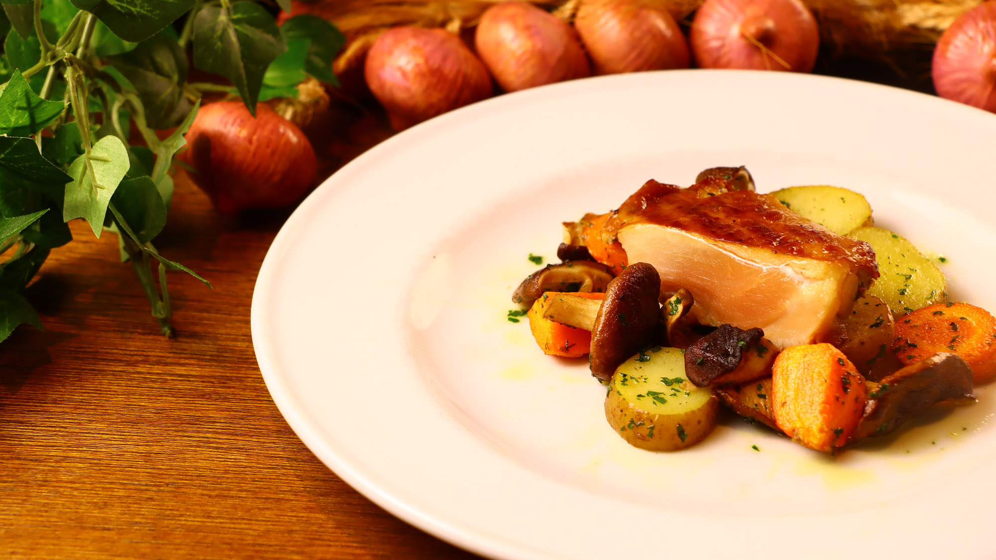 【料理】霧島鶏のローストスモーク風味