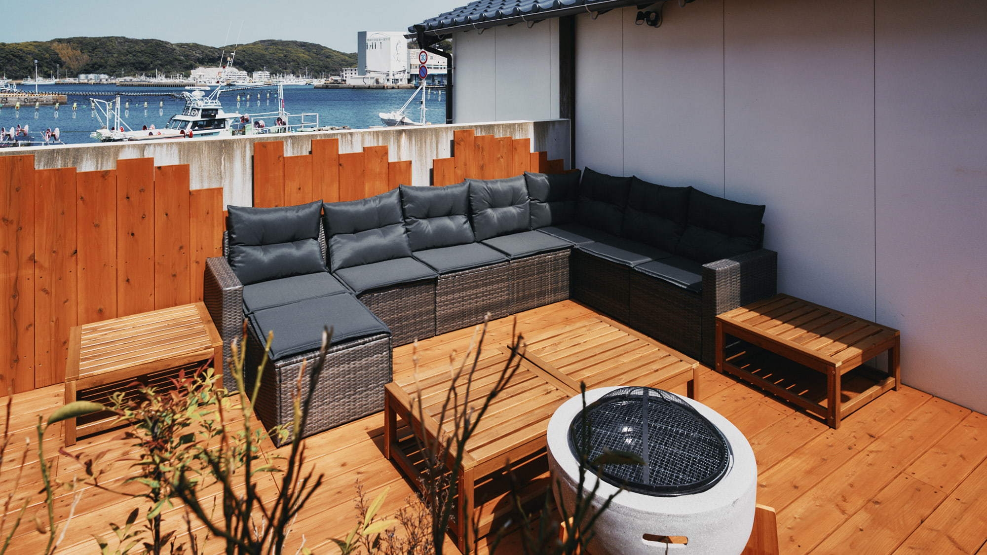 【1泊2食付】　BBQ《壱岐牛＆シーフードのデラックスセット》＆朝食　露天風呂＆サウナ付ヴィラ