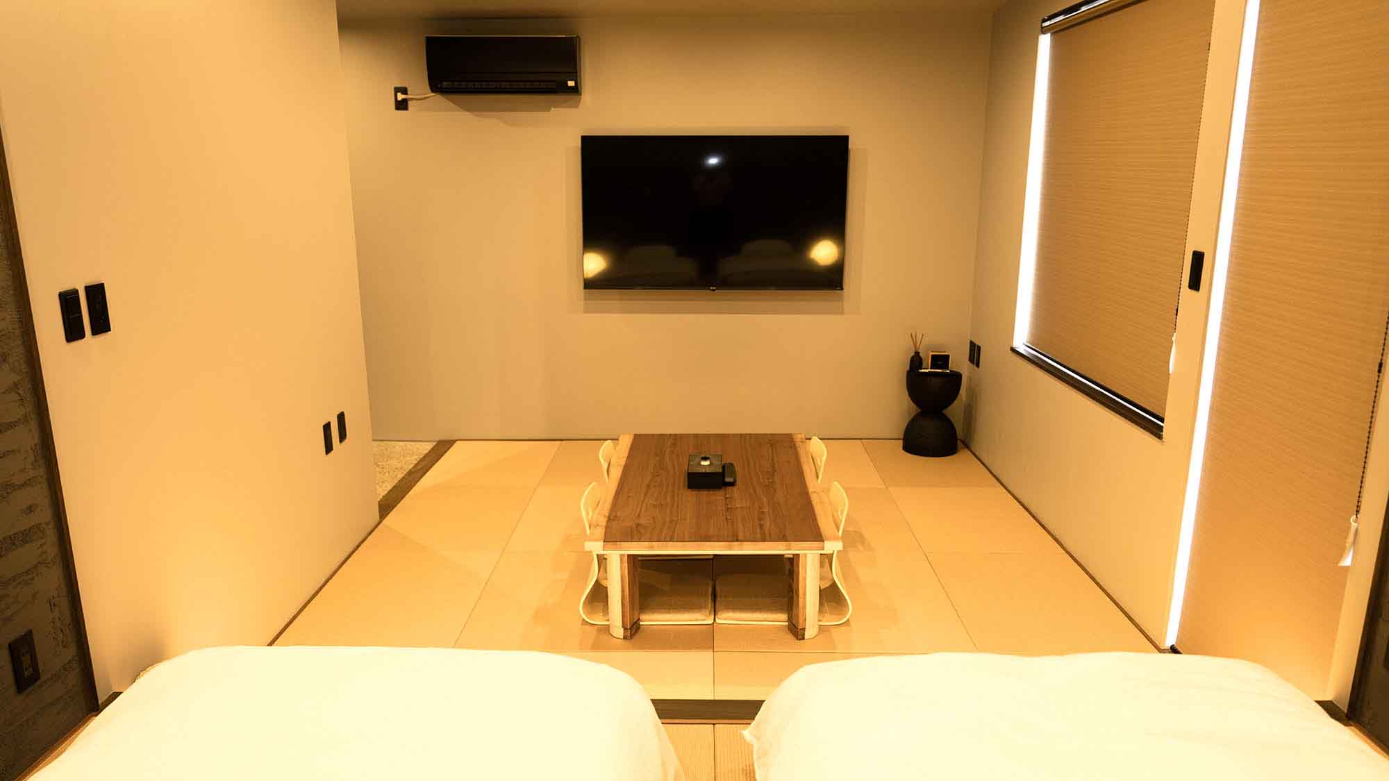 ・【C棟】落ち着いた雰囲気のヴィラタイプ　温泉を楽しんだ後のクールダウンにもピッタリです