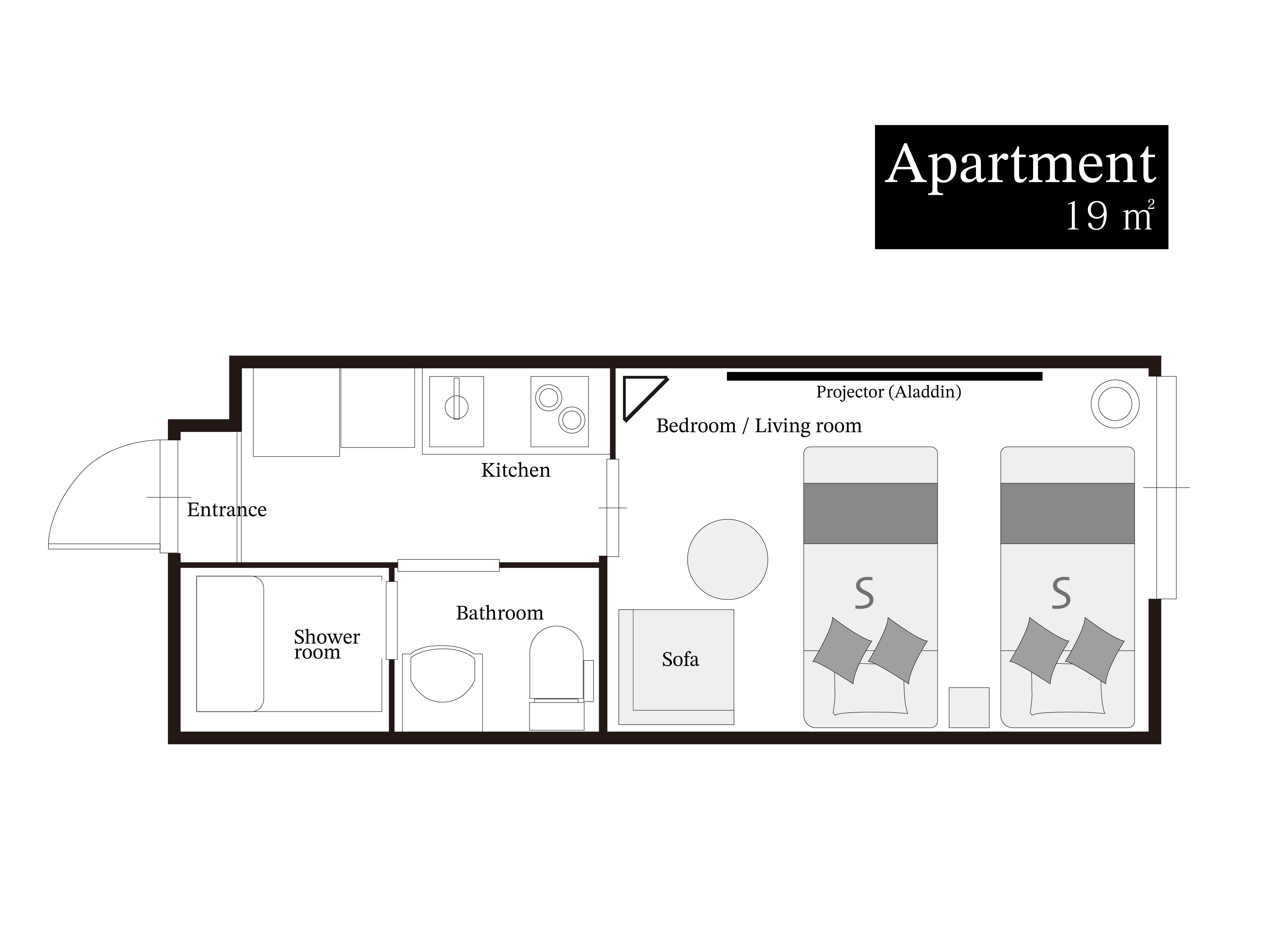 部屋タイプ　ツインルーム