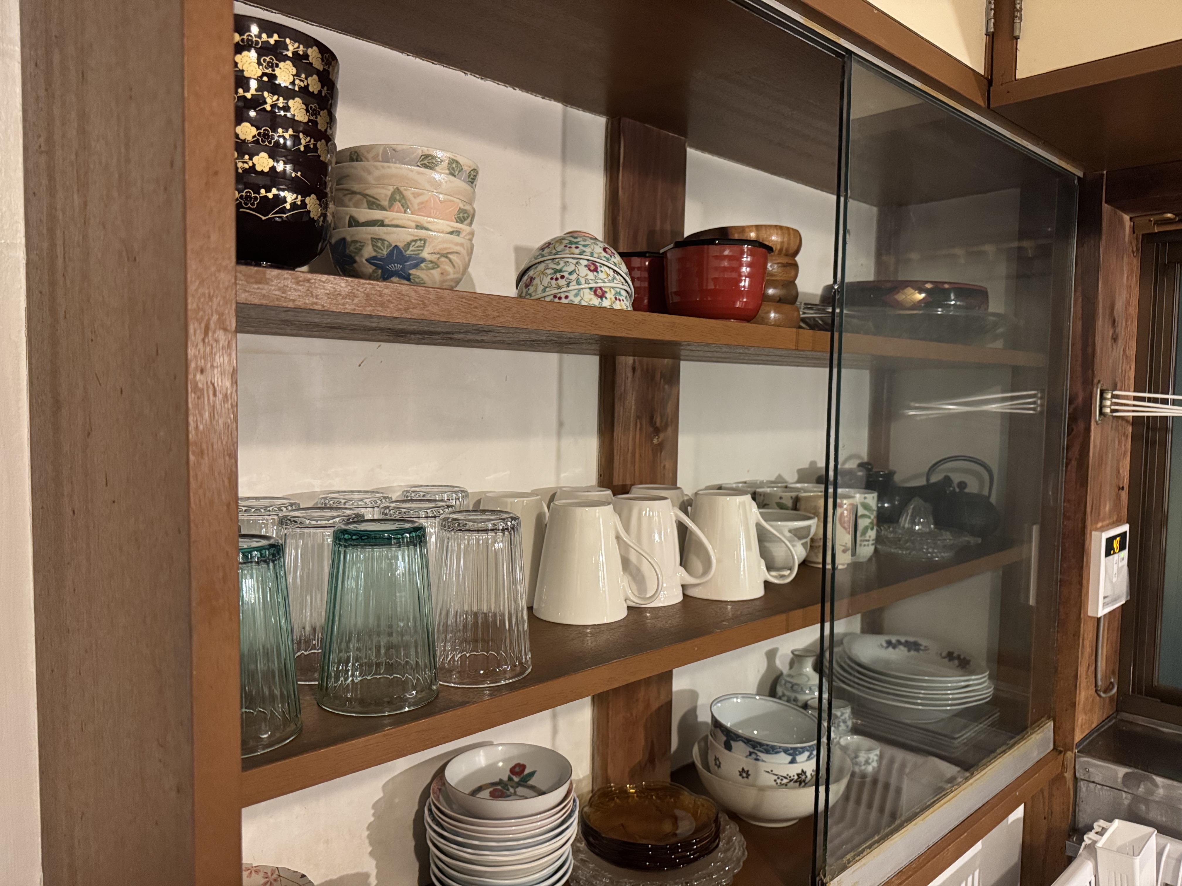 共用キッチン｜食器完備