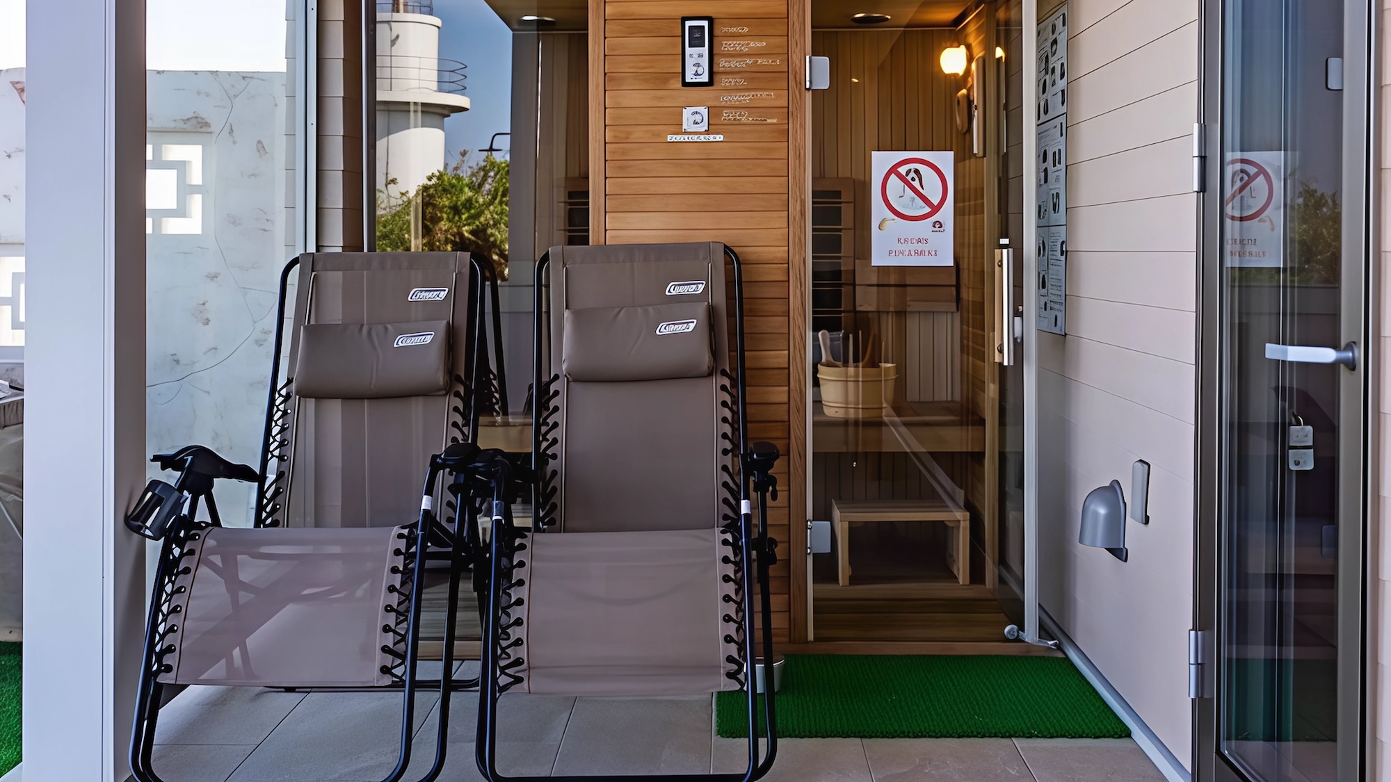 ととのいタイムを満喫する専用リラックスチェア