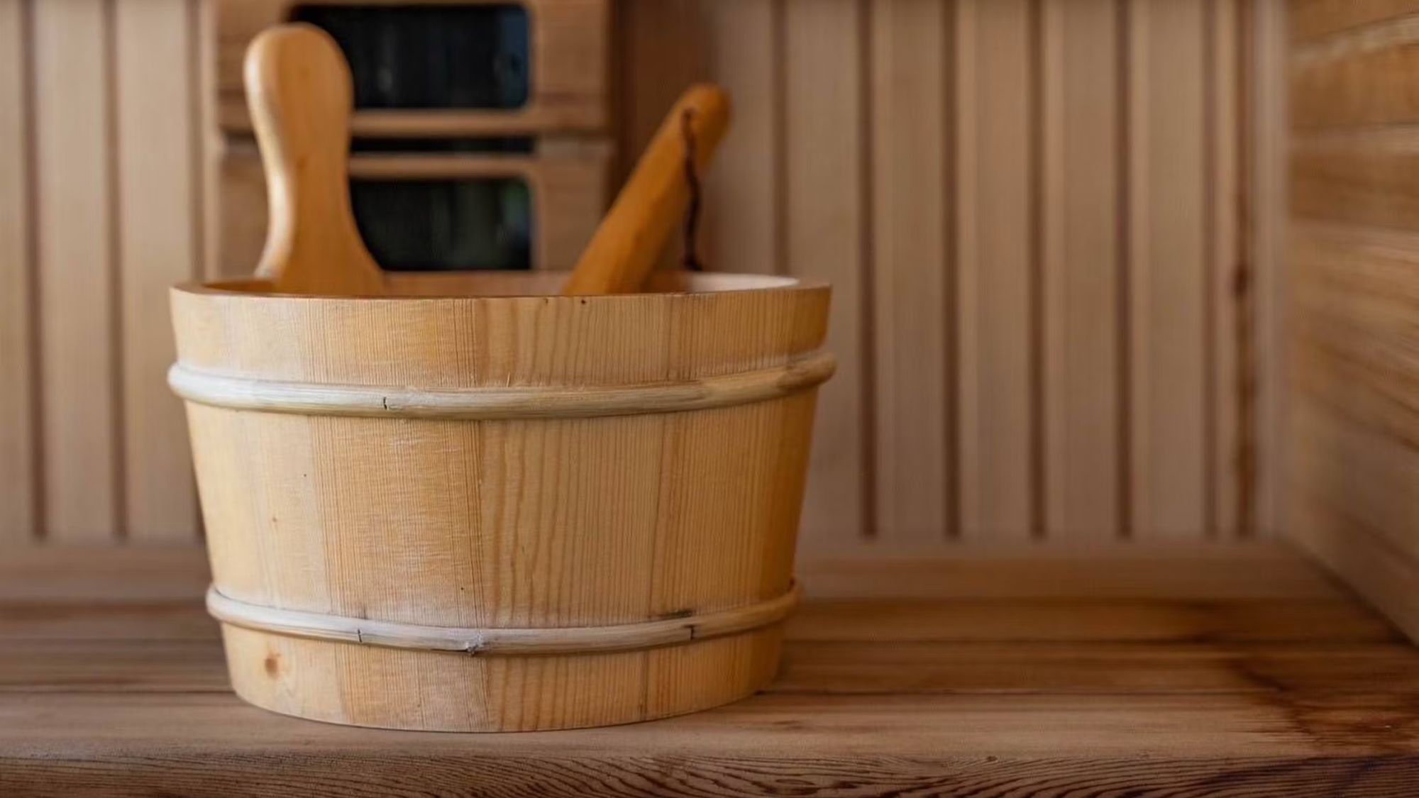 ロウリュの音が心身を優しく癒します