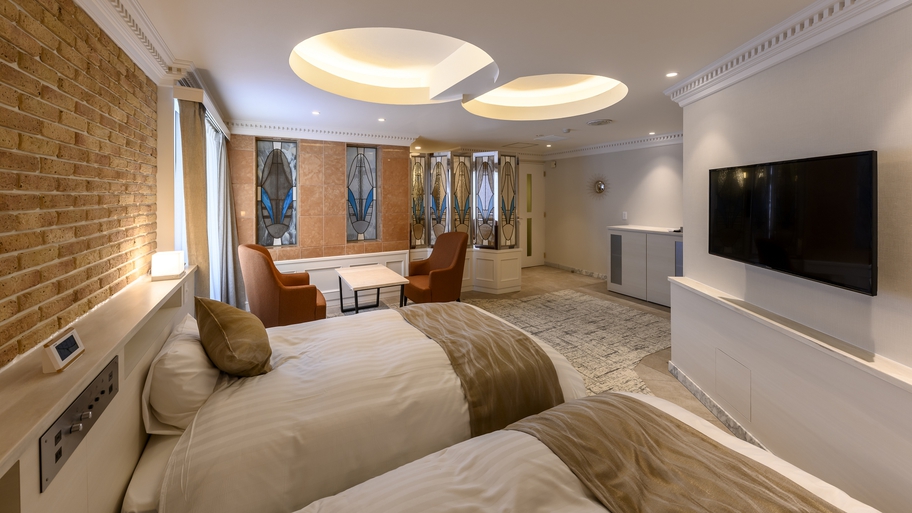 【スーペリア】ツイン 温泉付き／1-2名様　全室デザインが異なります