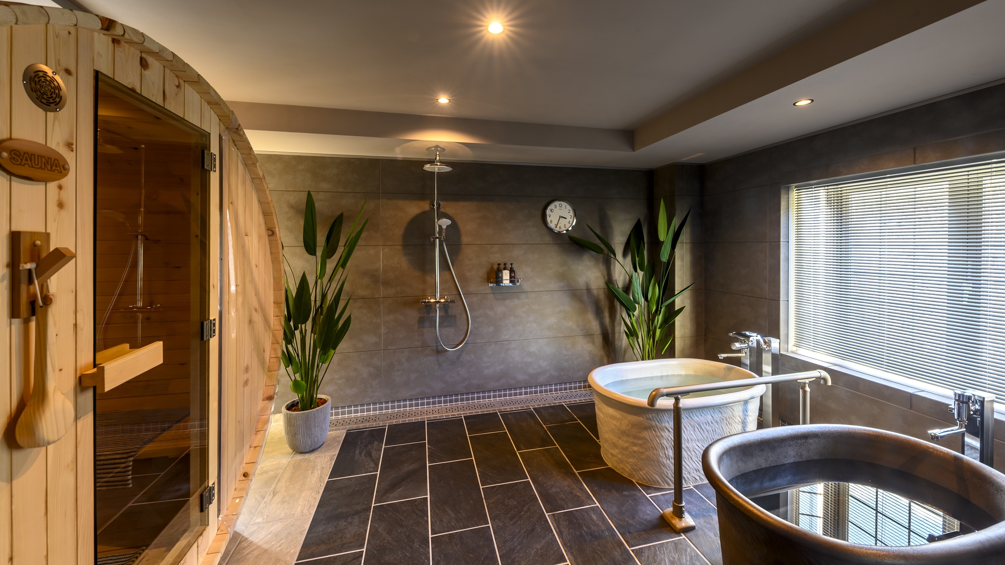 完全プライベートサウナで癒しのひと時を