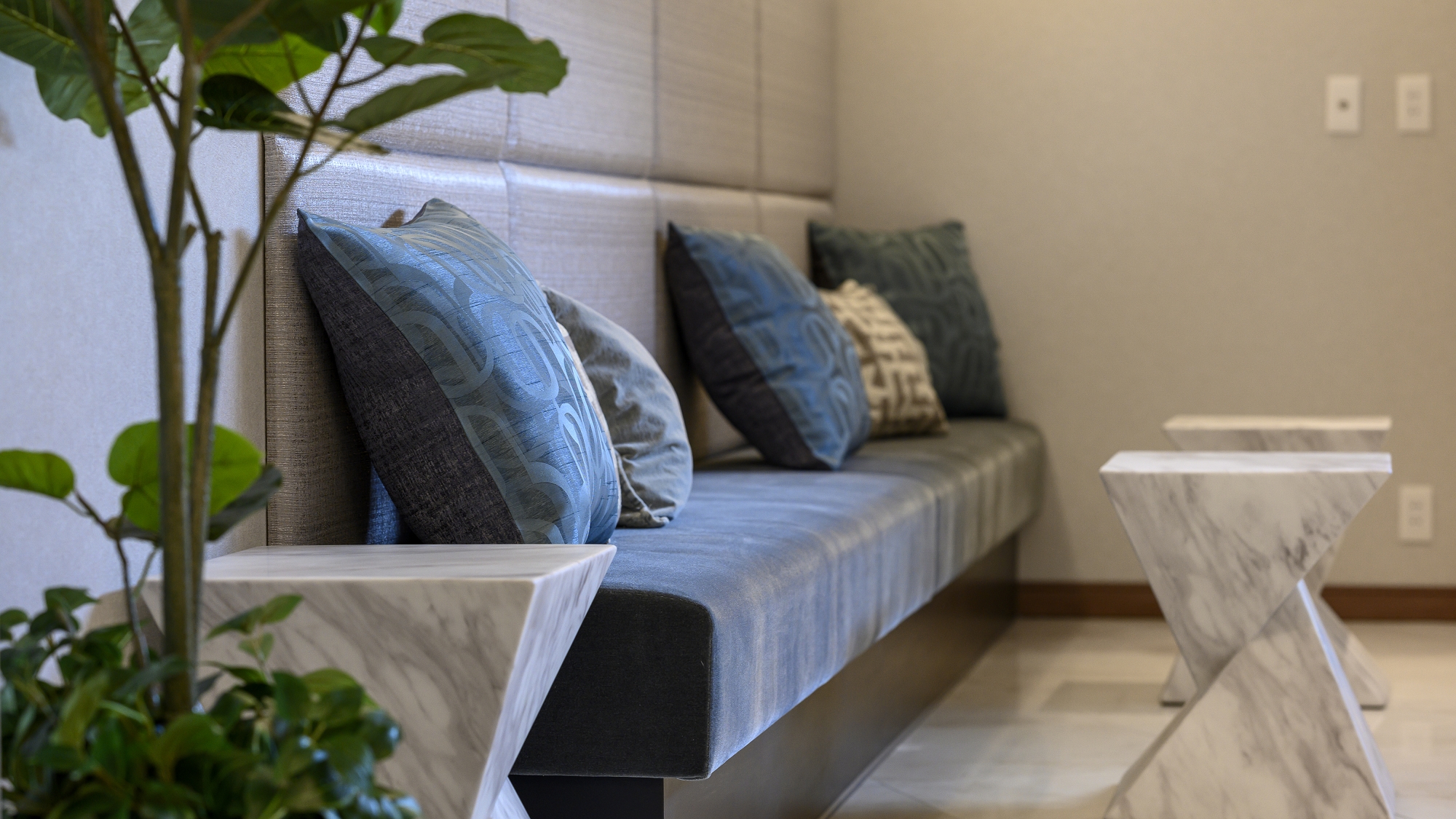 ロビー横のスペースでごゆっくりどうぞ