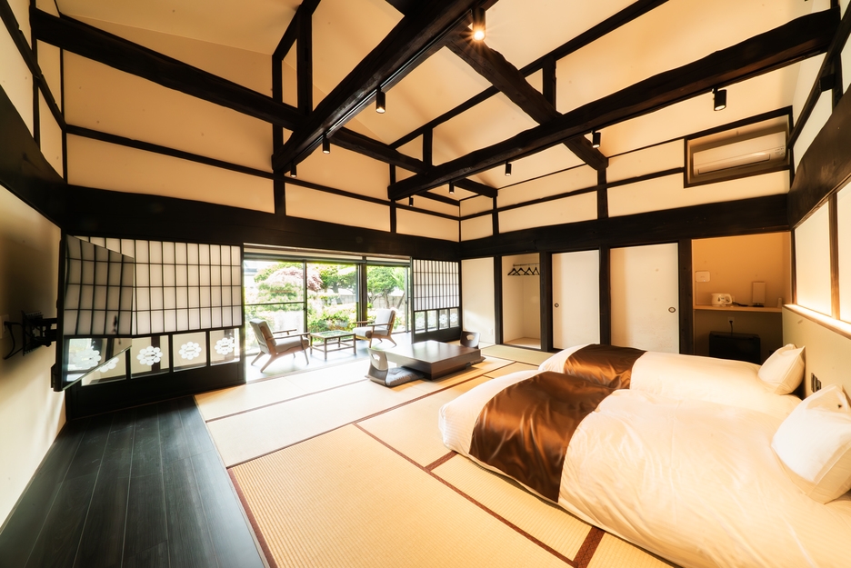 【素泊まり・キャンセル不可／10％OFF】八戸市景観賞受賞の武家屋敷 八方の間ステイ ｜八方餃子隣接