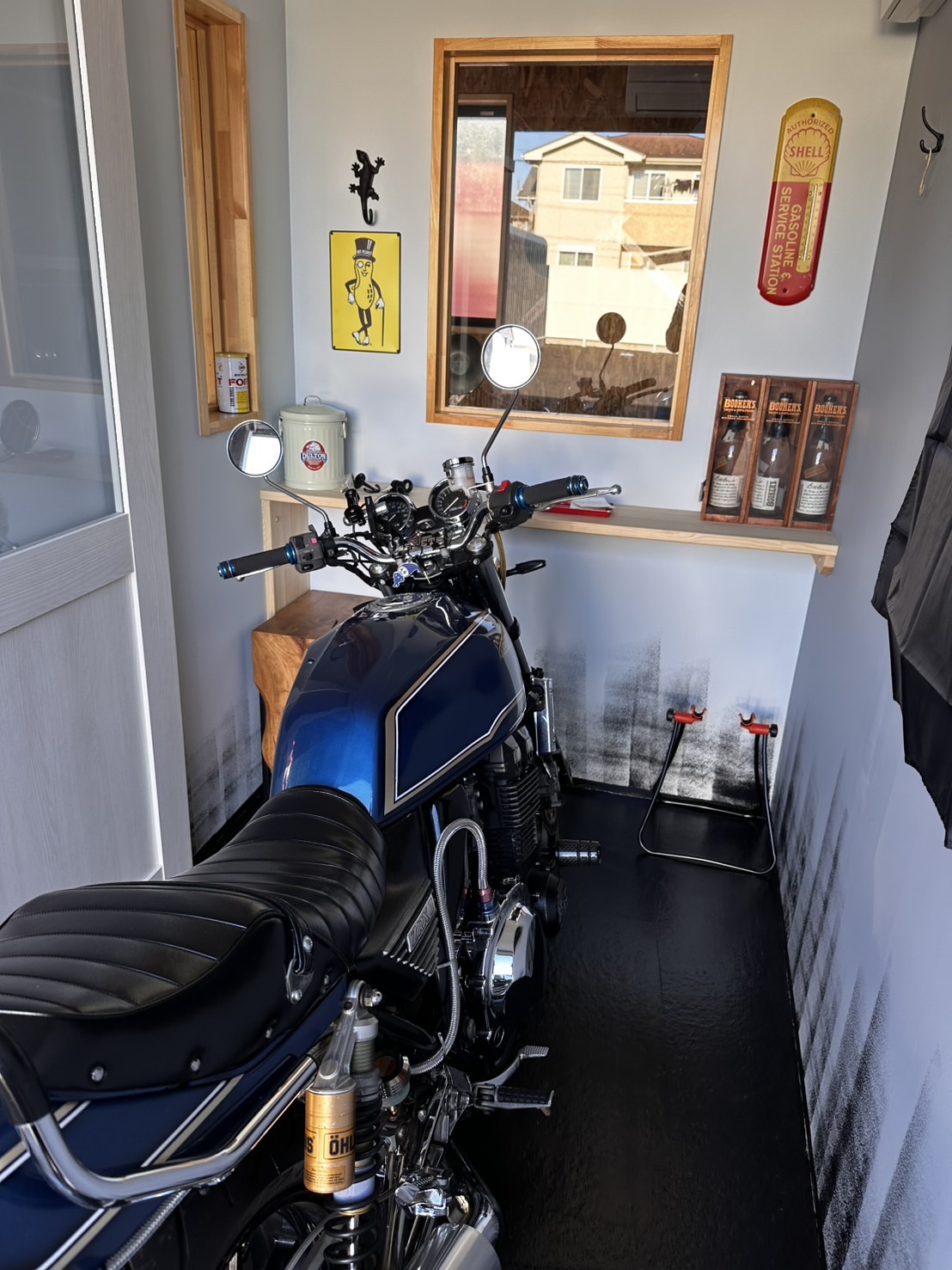 客室専用ガレージ