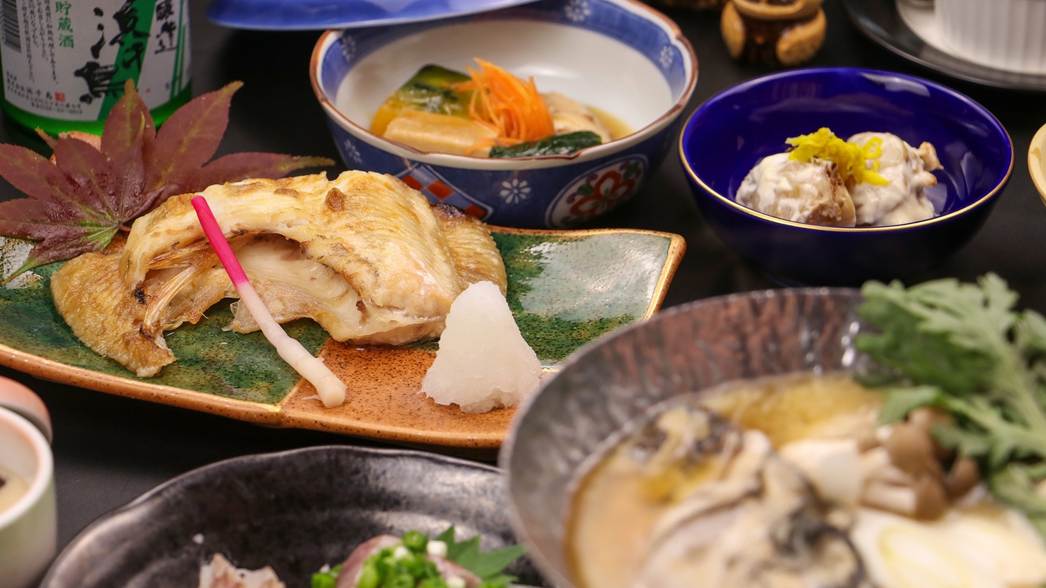 【2食付き／地酒】和食との相性抜群「浜千鳥」おひとり様1本付き！美味しい地酒と自慢の和会席に舌鼓★