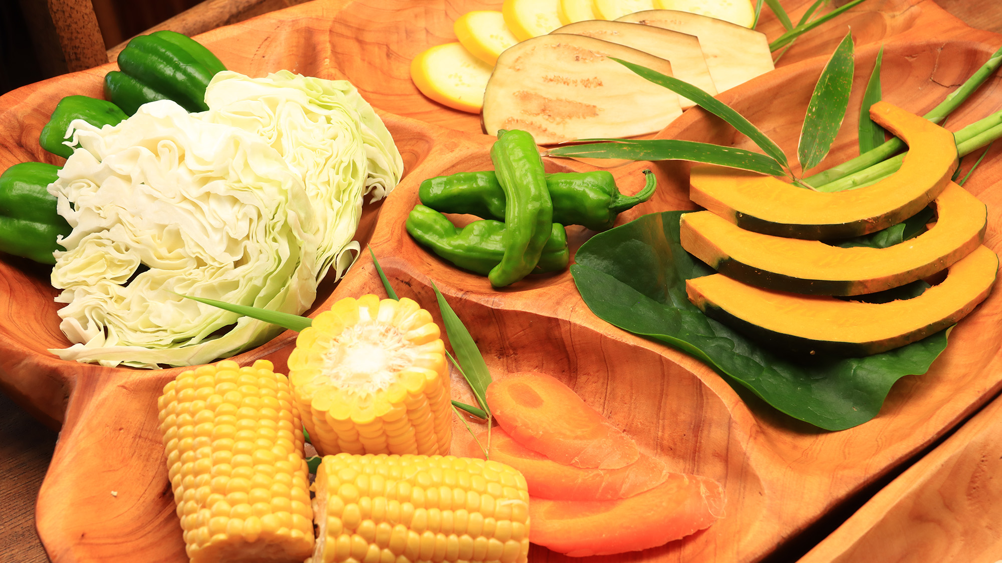 【お食事】 BBQ お野菜もたっぷり