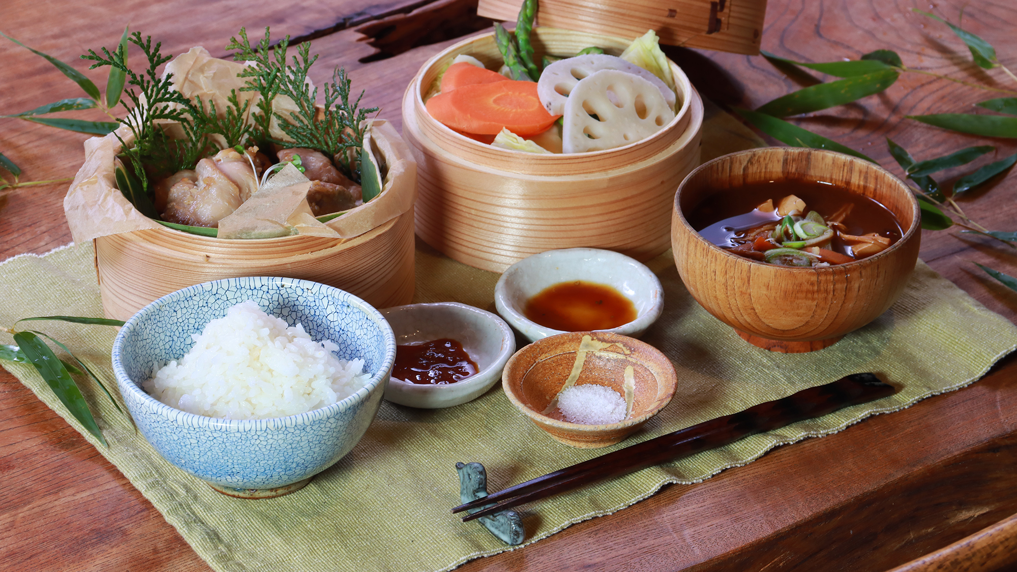 【お料理】 夕食  農家定食の一例