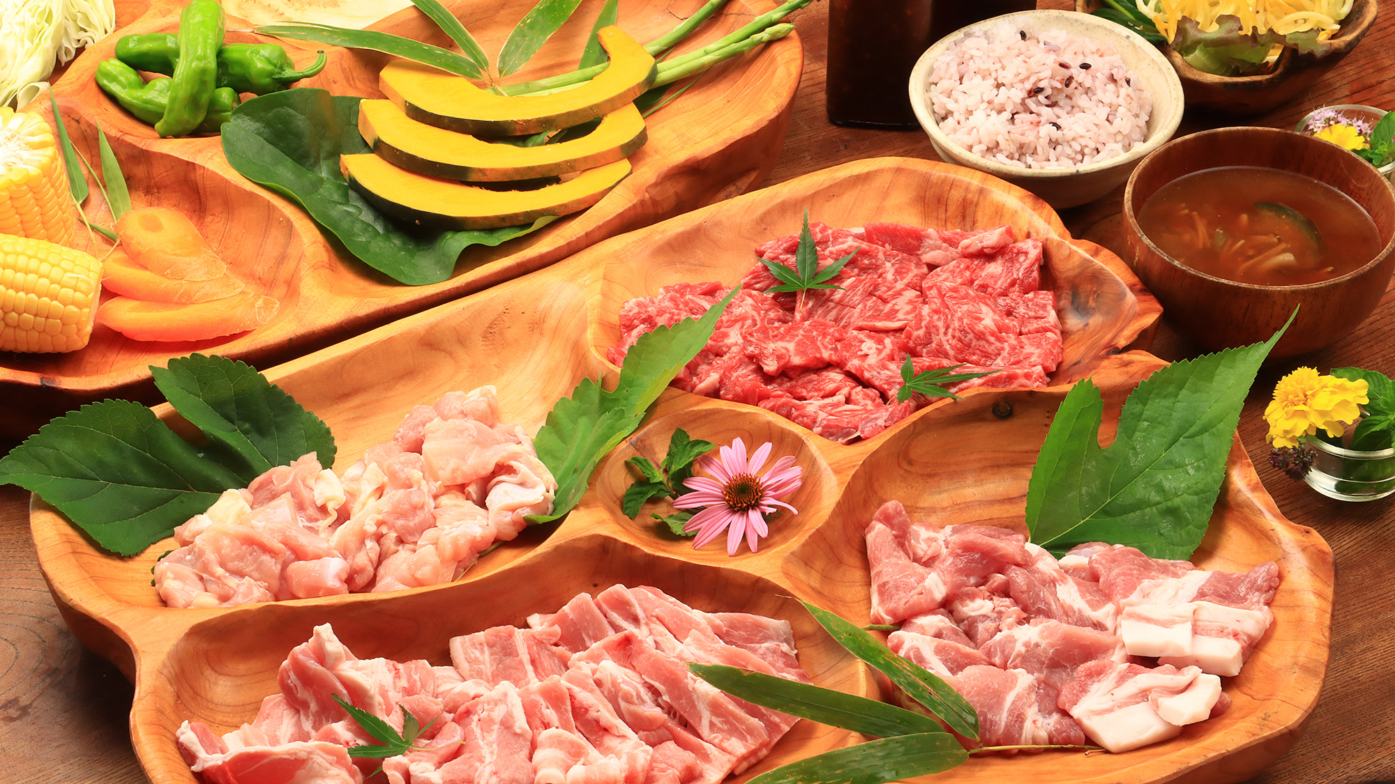 【お食事】 BBQの一例  