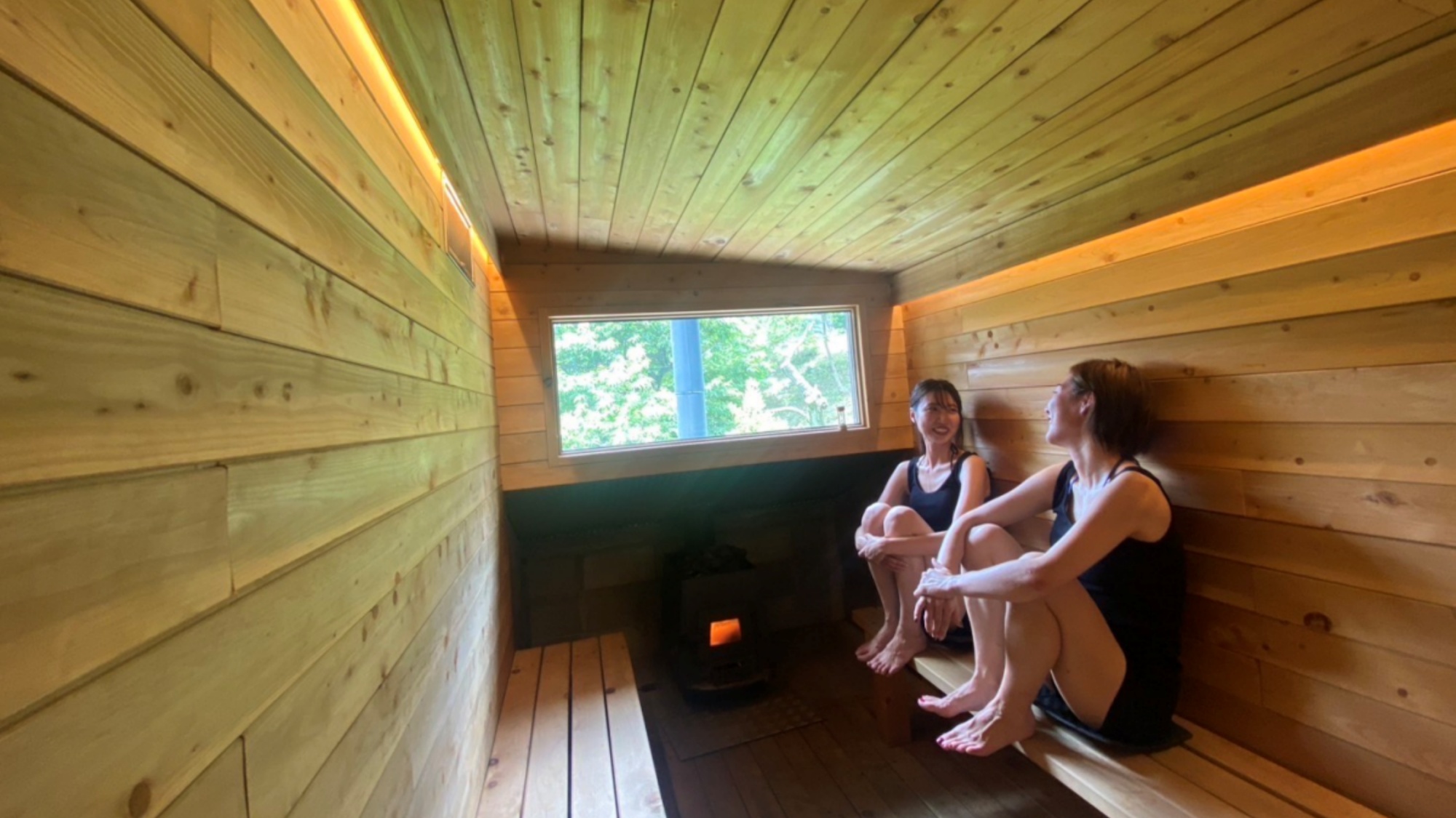 ☆【施設】キャンプエリア。森のサウナ。