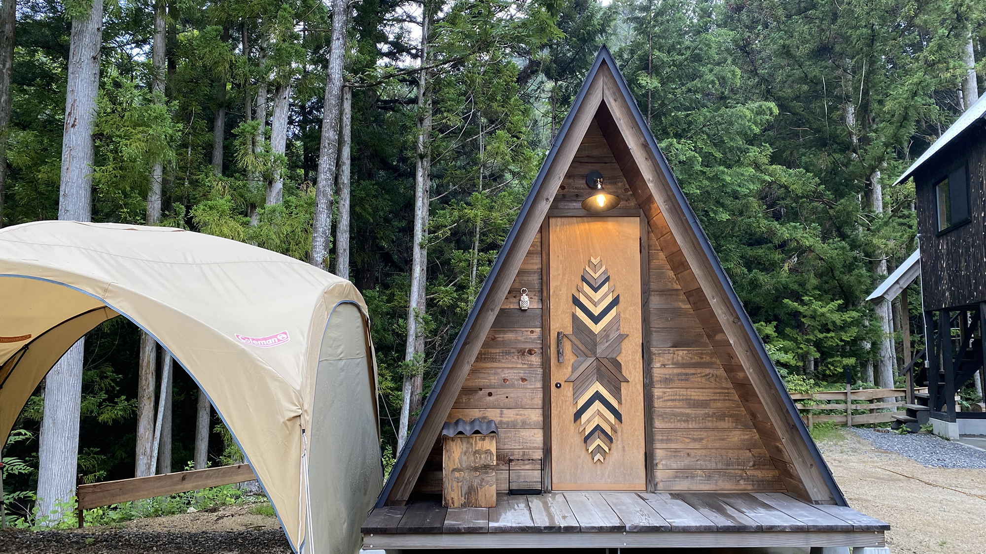 ☆【客室】  タイニーハウス Aフレーム