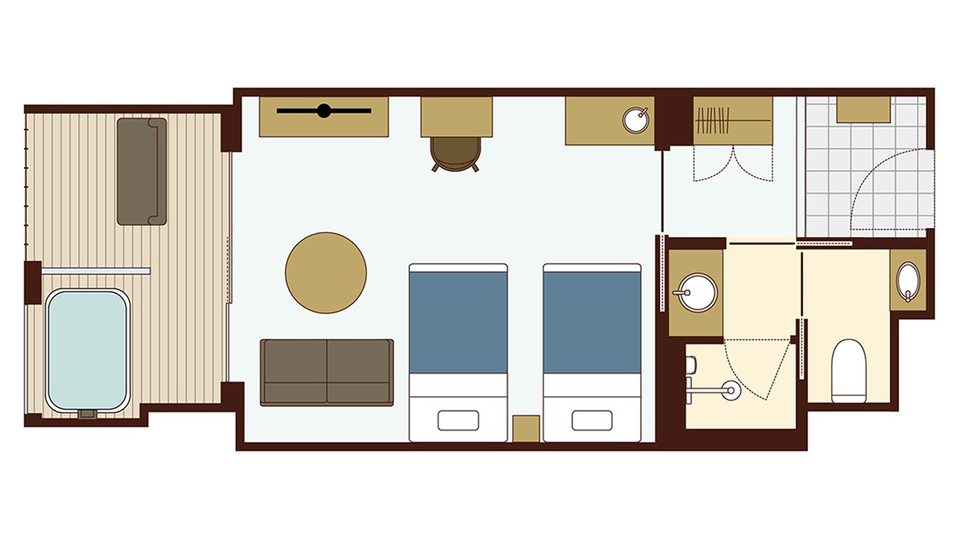 【温泉付】スカイツイン《イースト》※間取り