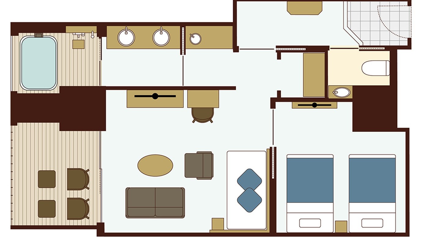 【温泉付】スカイトリプル《イースト》※間取り