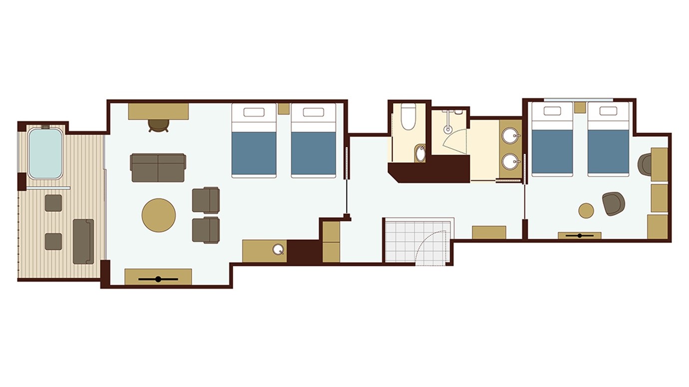 【温泉付】スカイフォース《イースト》※間取り