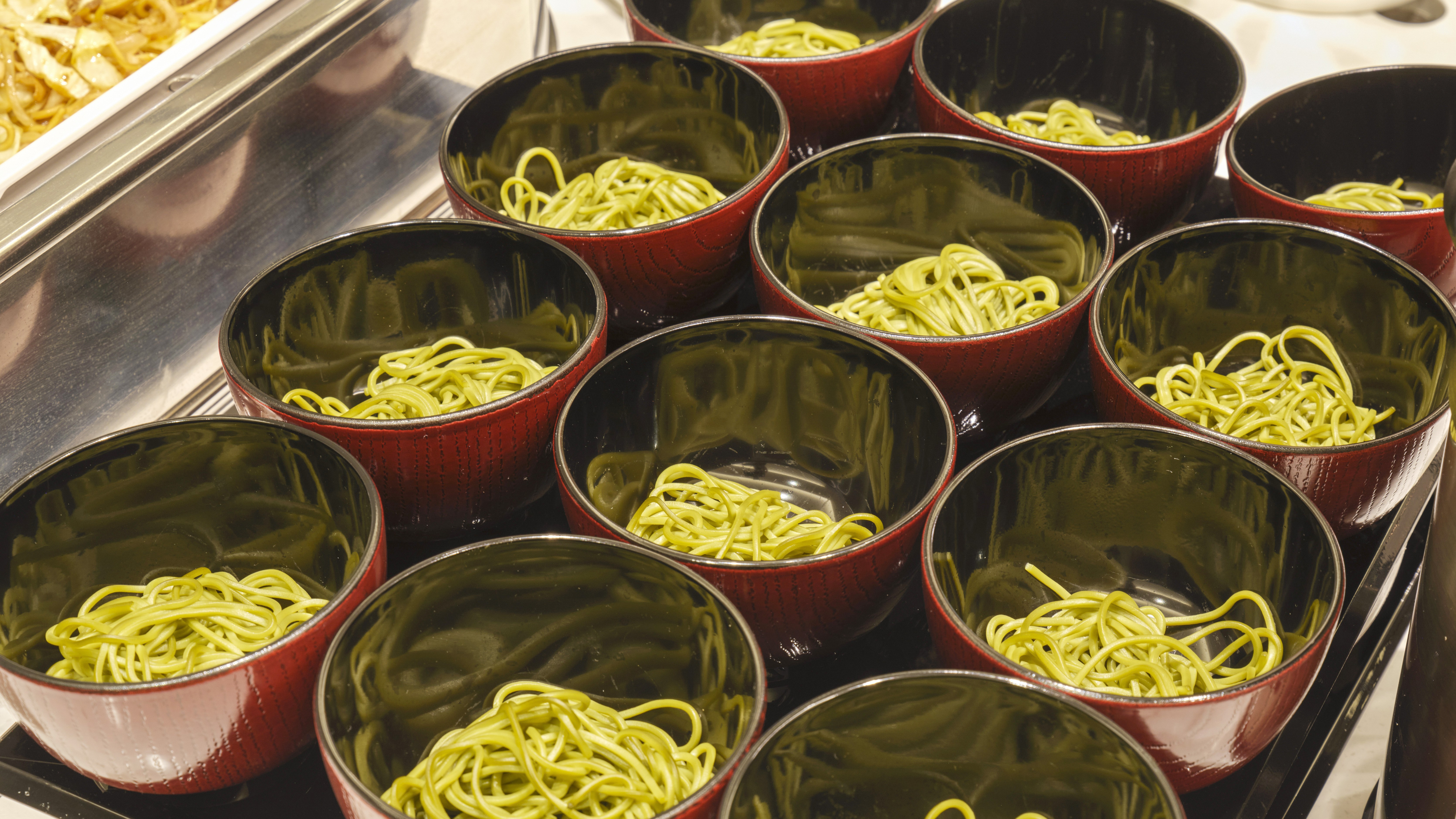 【夕食/バイキング】冷やし茶そば