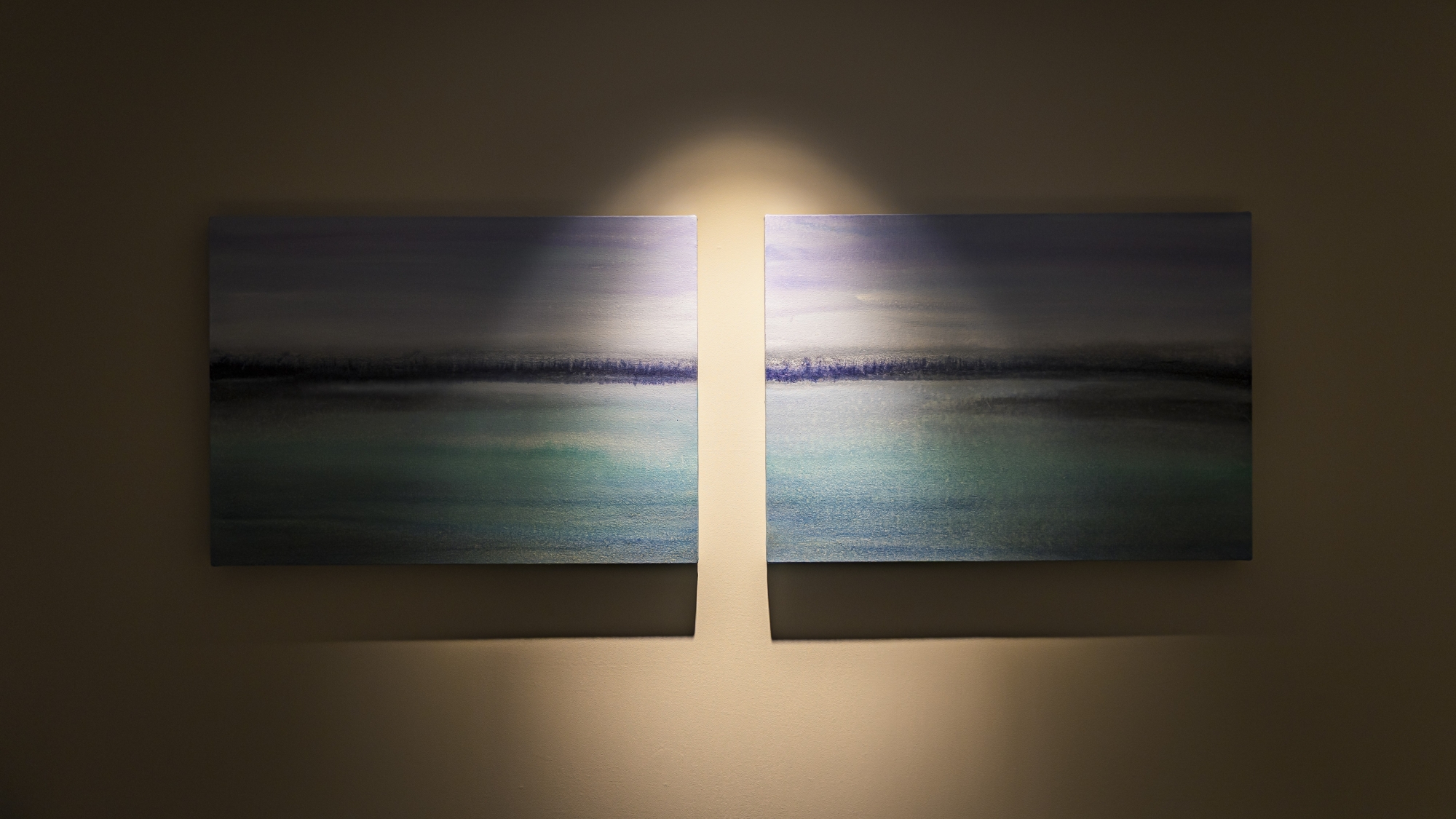 エレベーターホール　アート