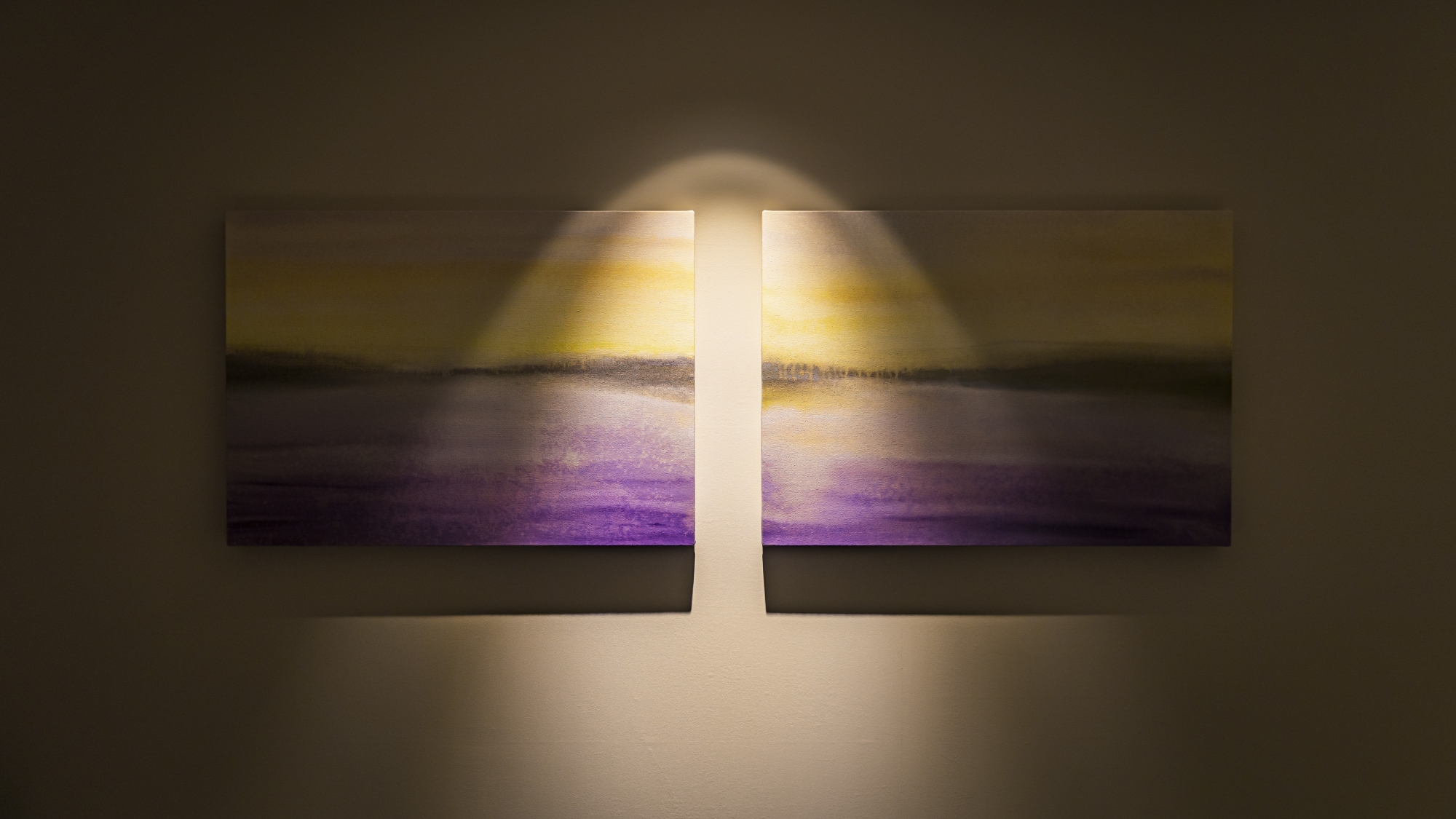 エレベーターホール　アート