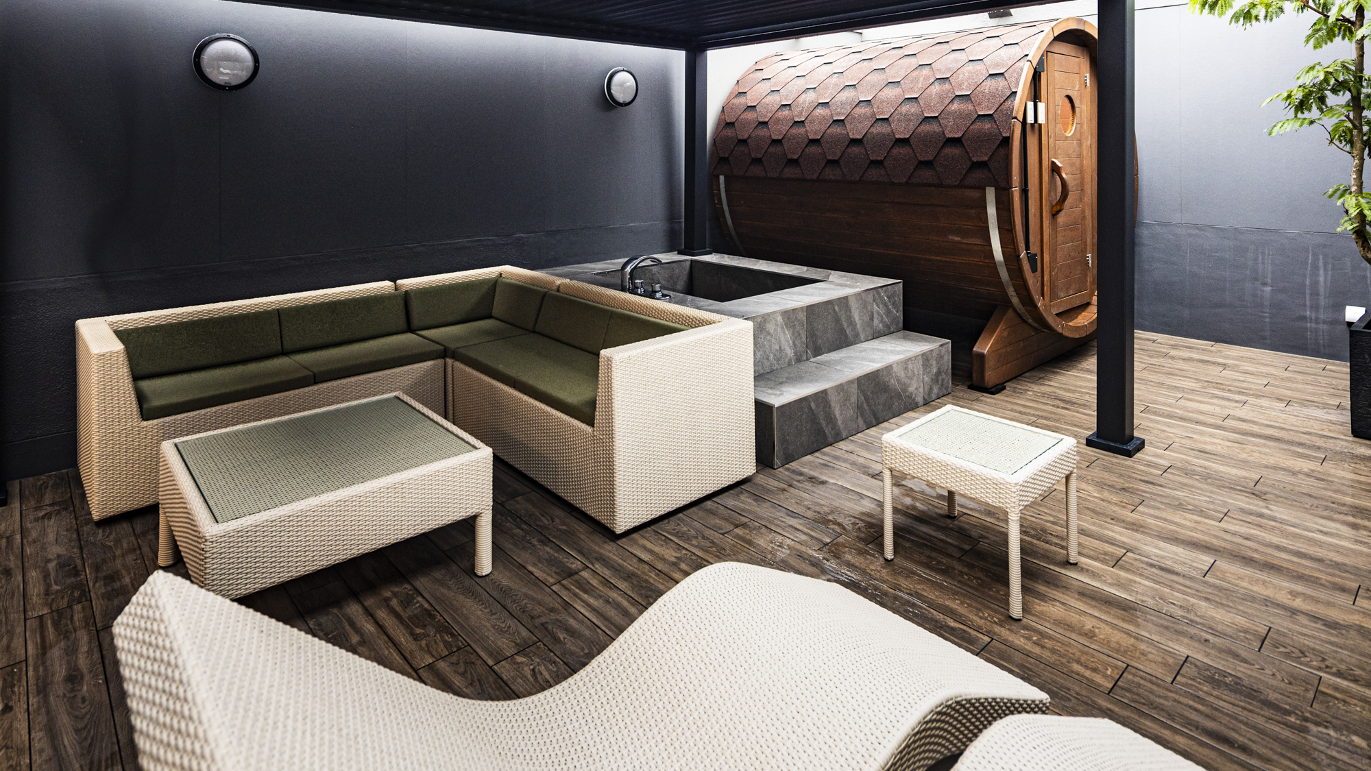 バレルサウナ・ツイン45